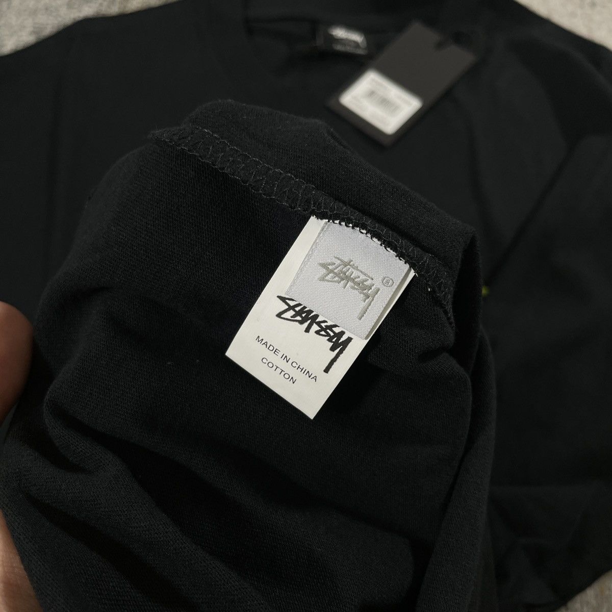 Stussy × Vintage Stussy Extra Tough Tee Black - Medium Size US M / EU 48-50 / 2 - 4 Thumbnail