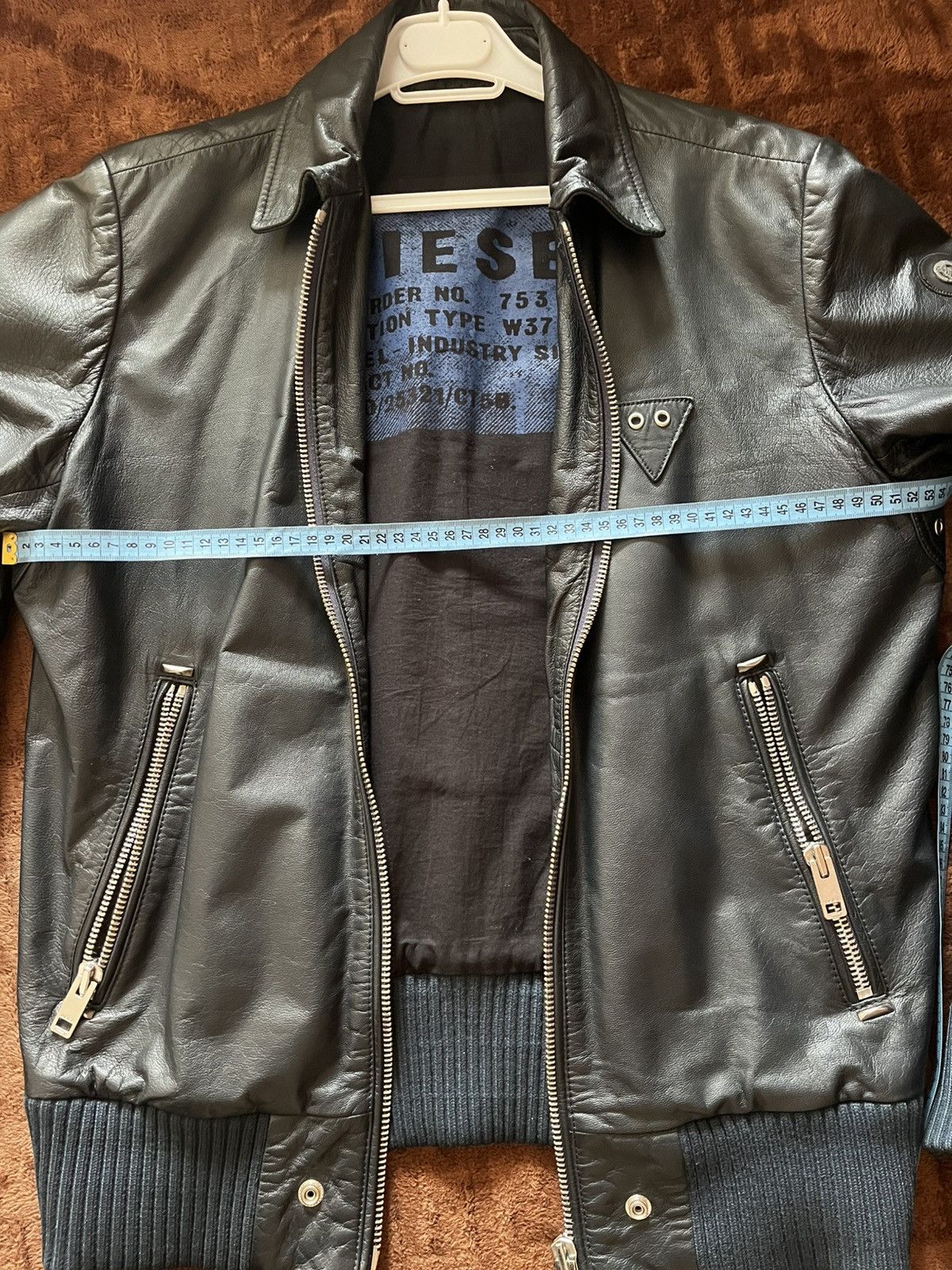 Diesel × Diesel Black Gold Leather jacket Diesel Size US M / EU 48-50 / 2 - 4 Thumbnail