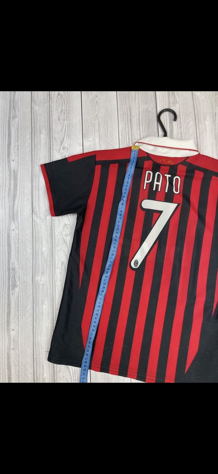 Vintage Vintage AC Milan soccer jersey size Xs 7 Pato Size US XS / EU 42 / 0 - 9 Thumbnail