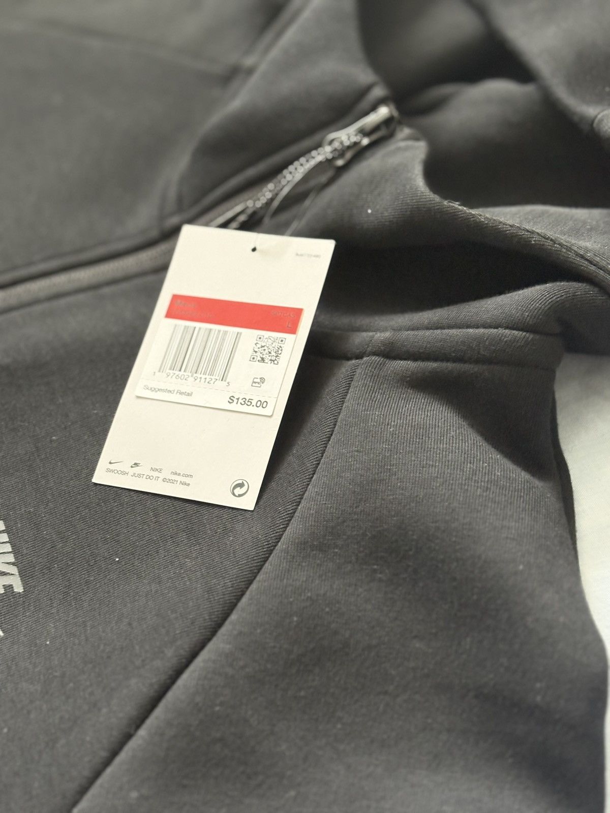 Nike (Size L, New with tags) FULL SET Nike Tech Fleece Full Zip Size US L / EU 52-54 / 3 - 2 Thumbnail