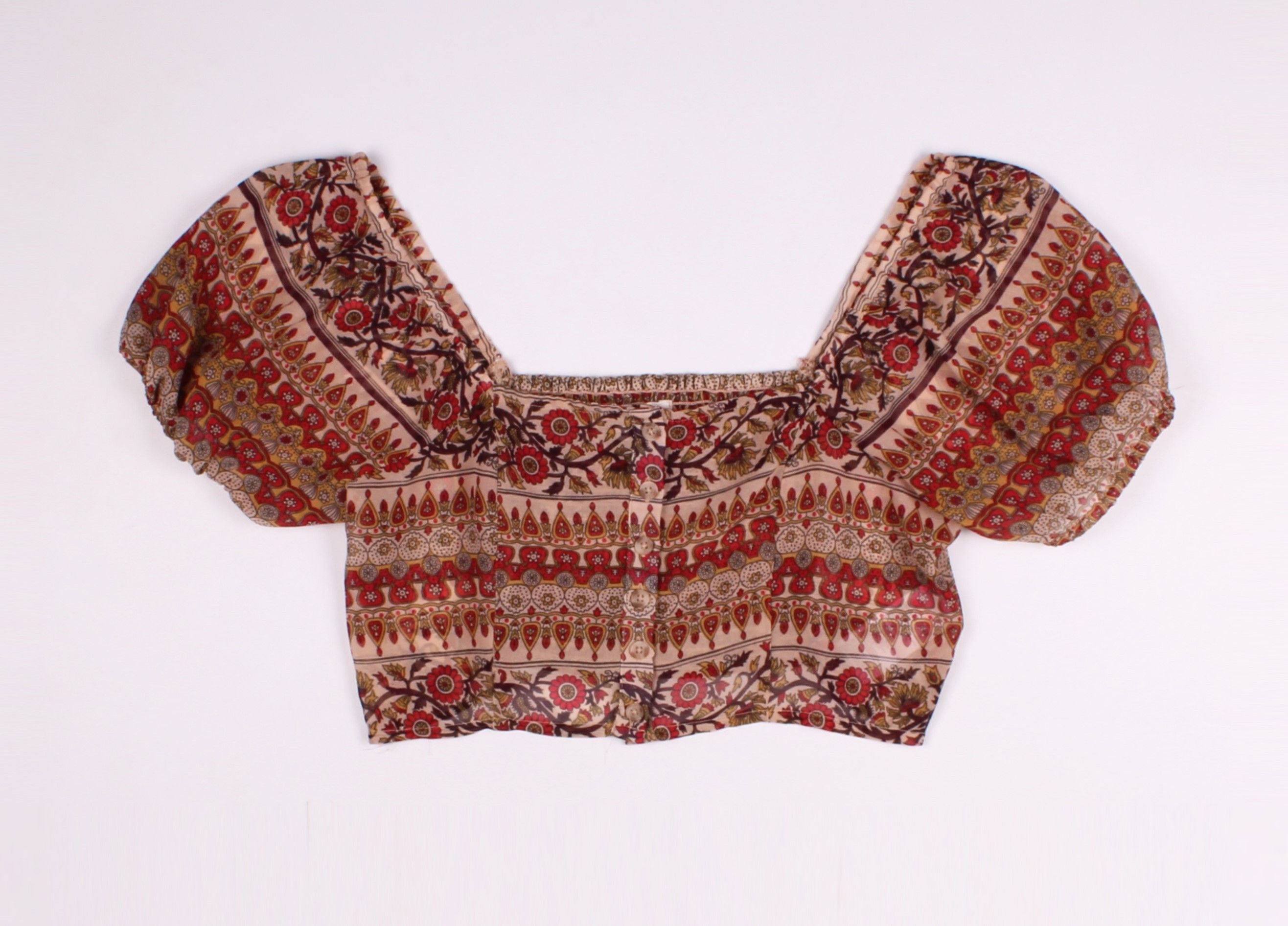 Urban Outfitters Urban Outfitters Boho Y2K Style Cropped Top Size S / US 4 / IT 40 - 1 Thumbnail