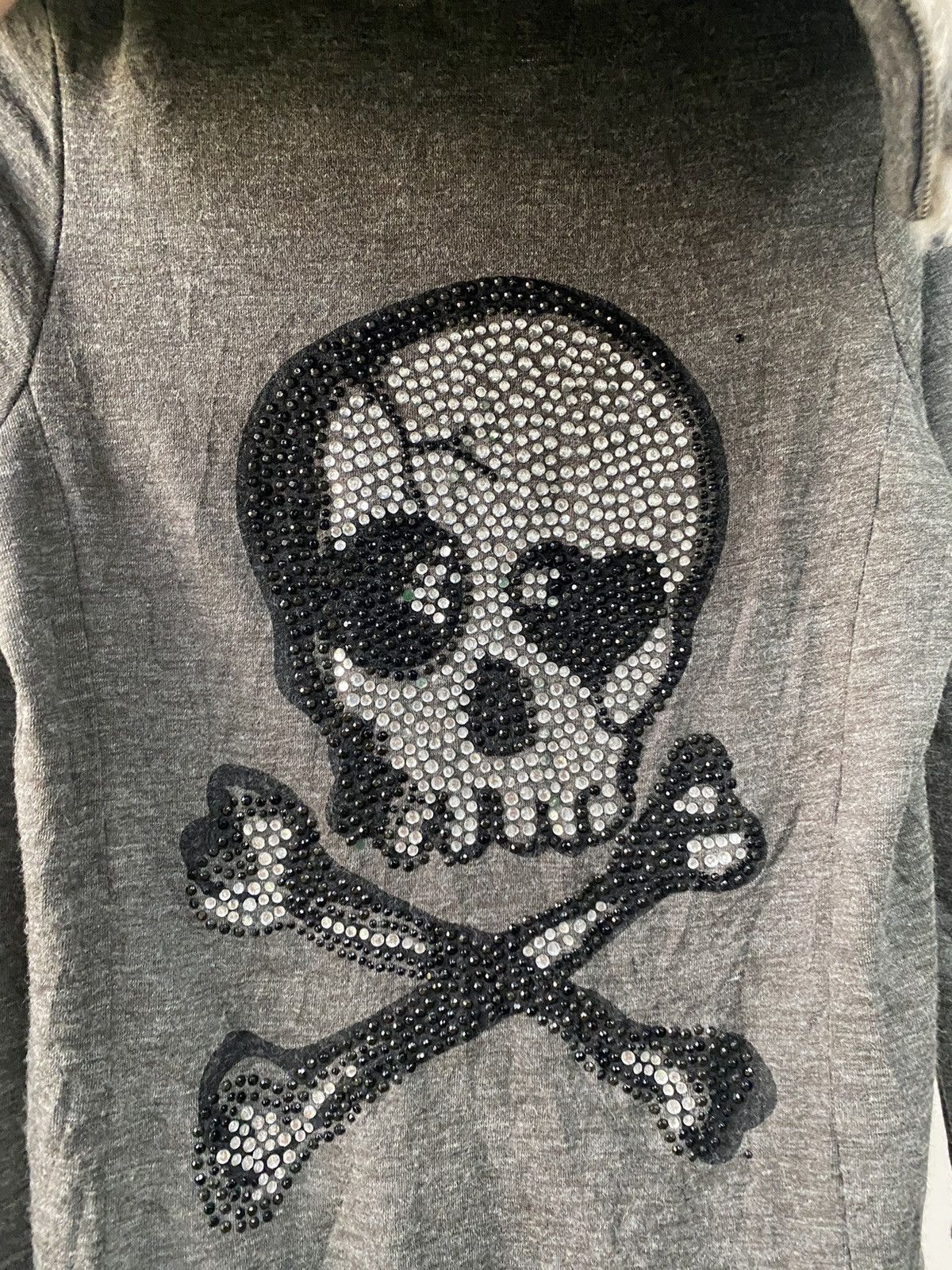 Hysteric Glamour KARY JAPAN SKULL PUNK GRUNGE FUR JACKET MOHAIR 90s LGB Size M / US 6-8 / IT 42-44 - 14 Thumbnail