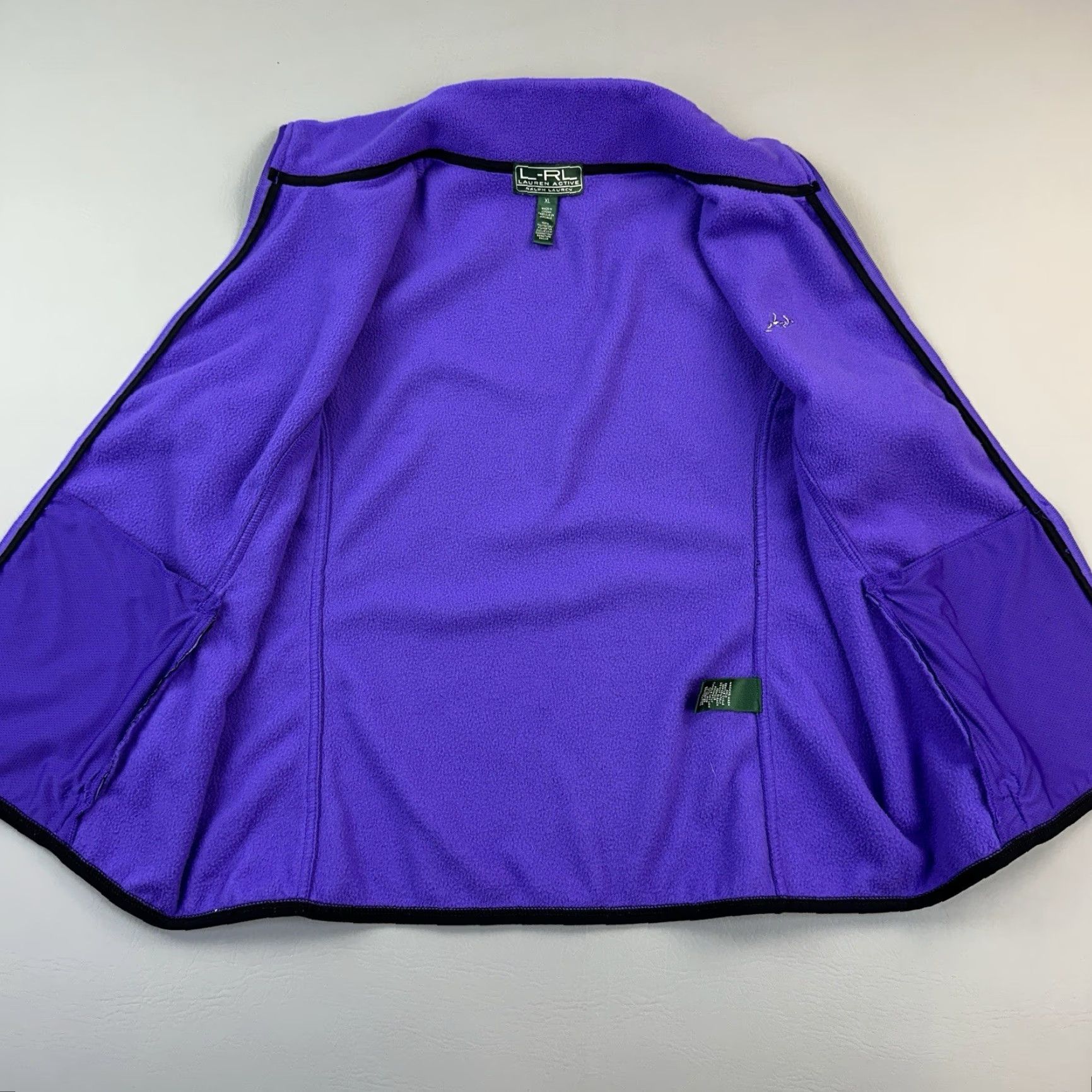Polo Ralph Lauren Lauren Ralph Lauren Vest Women's XL Purple Fleece LRL Active Full Zip Size XL / US 12-14 / IT 48-50 - 5 Thumbnail