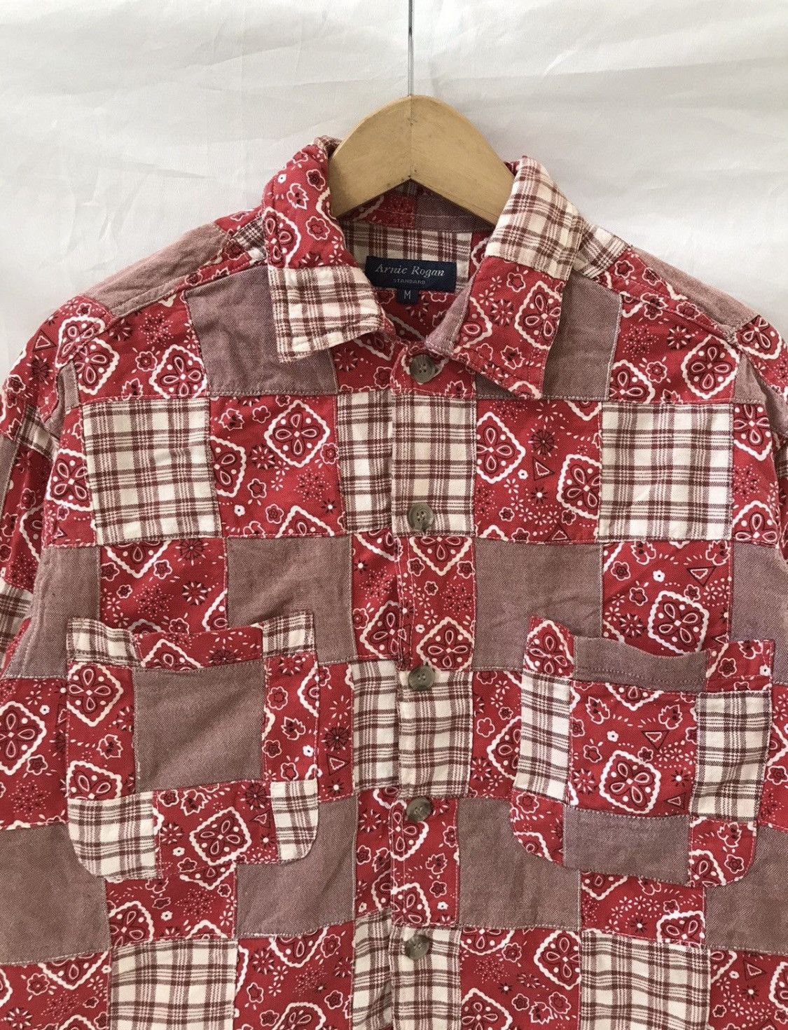 Yohji Yamamoto Undefined Japan Patchwork Shirt Size US M / EU 48-50 / 2 - 3 Thumbnail