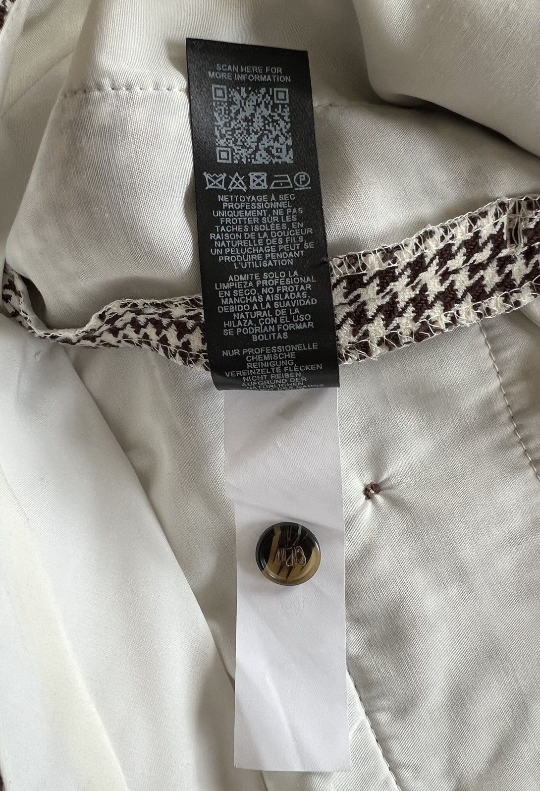 Asos Cool dark-brown houndstooth pants Size US 32 / EU 48 - 12 Thumbnail