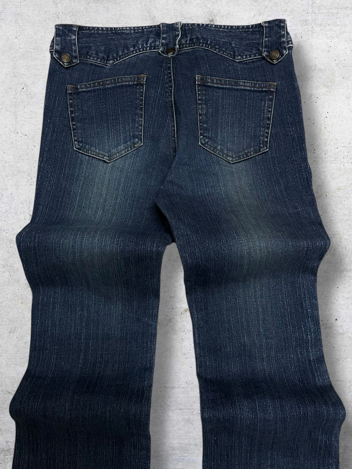 Tornado Mart VINTAGE JKG 1990S JAPAN DESIGNER OG RETRO COWBOY FLARE DENIM Size US 30 / EU 46 - 11 Thumbnail