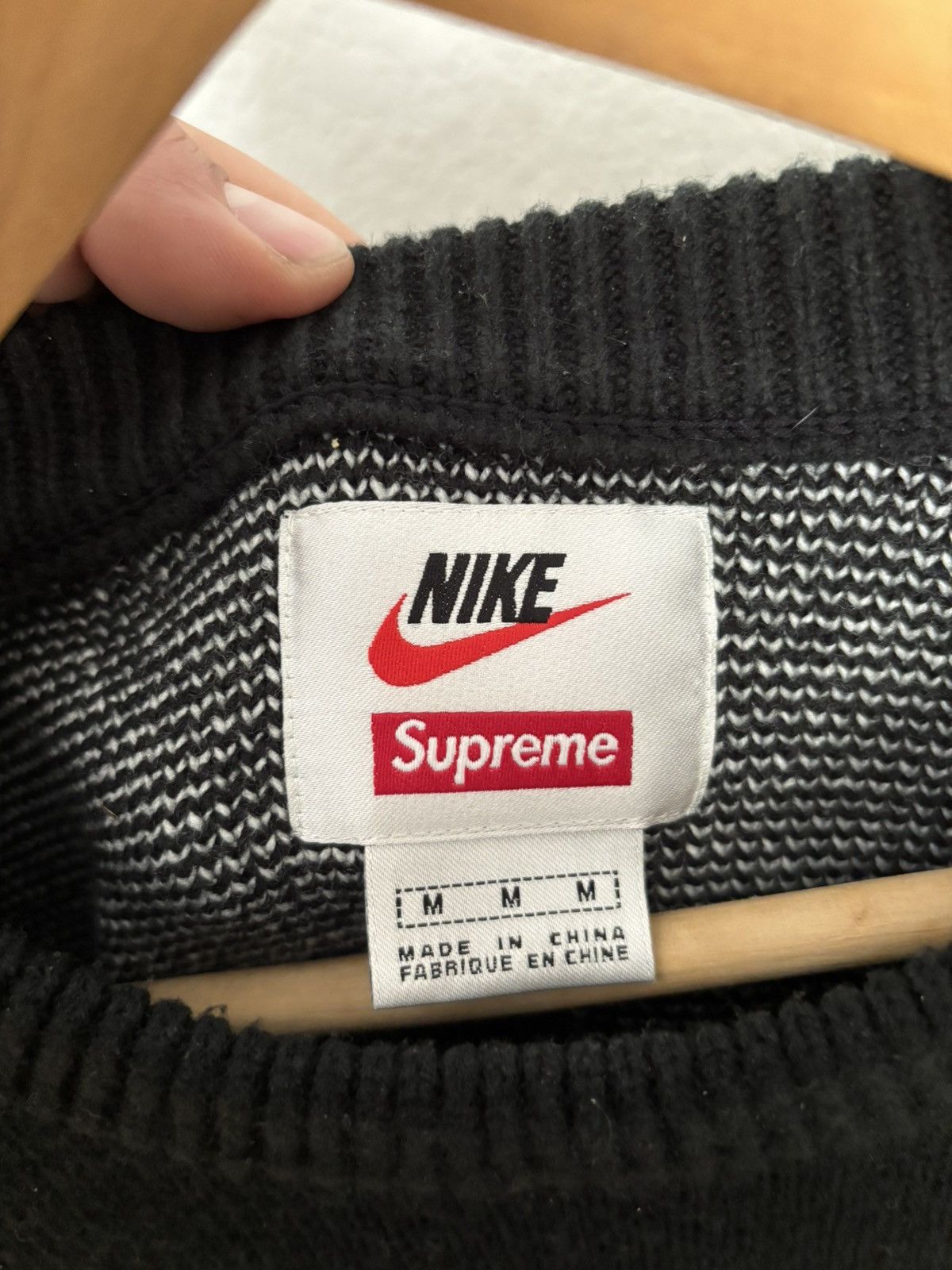 Nike × Supreme Nike Supreme swoosh sweater Size US M / EU 48-50 / 2 - 5 Thumbnail