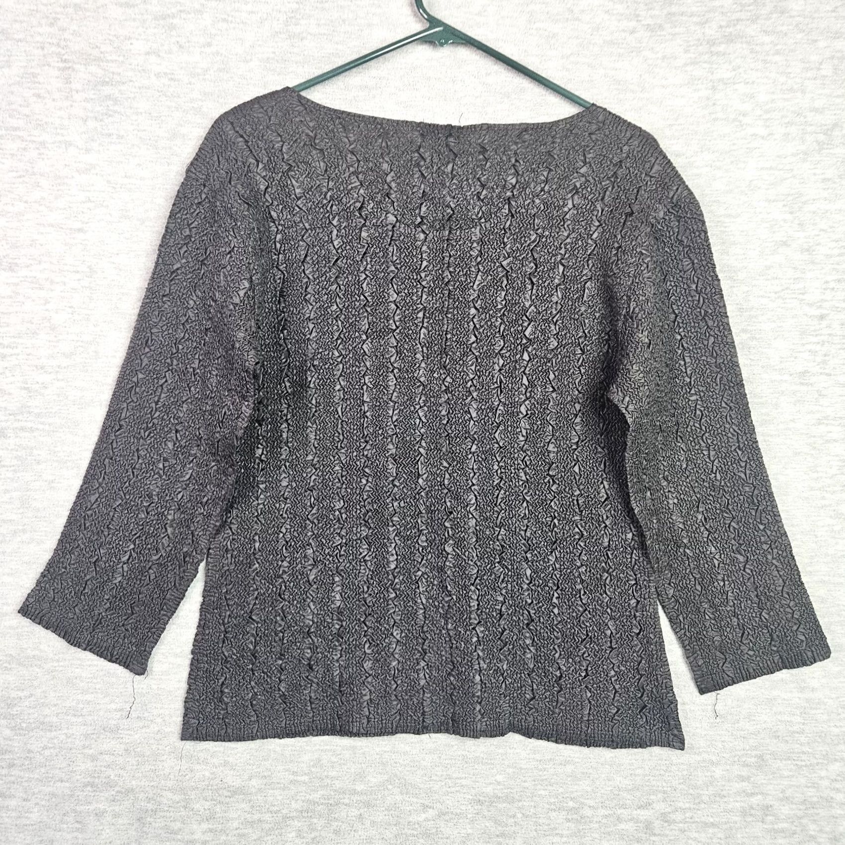Vintage Magic Scarf Black Women's Round Neck Top One Size Fits S-L Blouse Shirts Accessories Ladies Regular Short Sleeve All Seasons Casual Vintage: No Size ONE SIZE - 2 Thumbnail