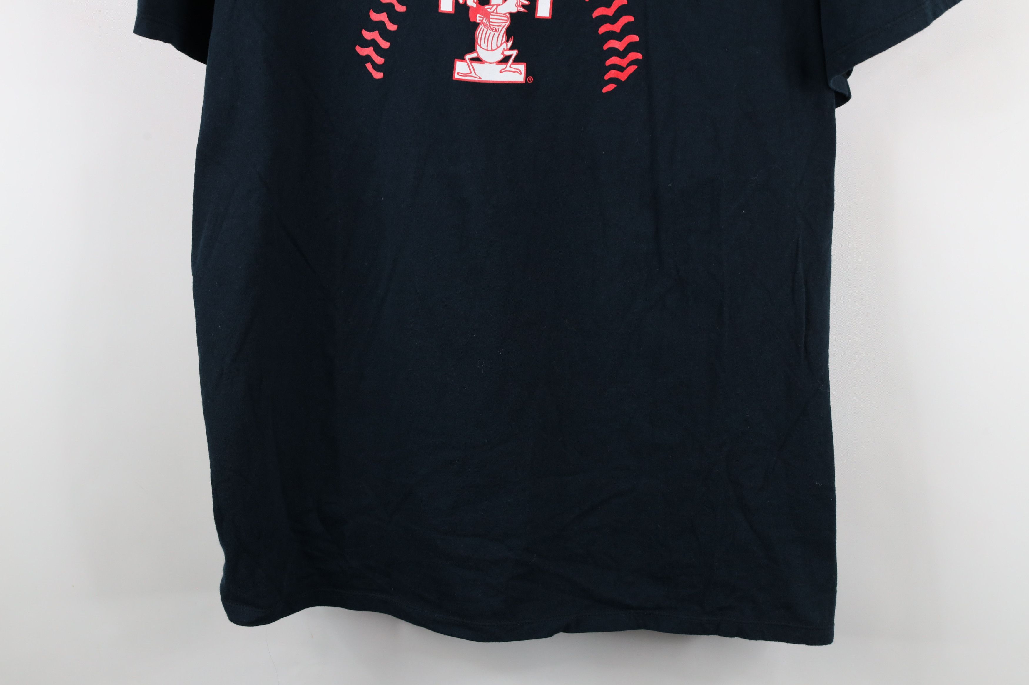 Nike × Vintage Nike League Baseball Toledo Mud Hens Short Sleeve T-Shirt Size US XXL / EU 58 / 5 - 3 Thumbnail