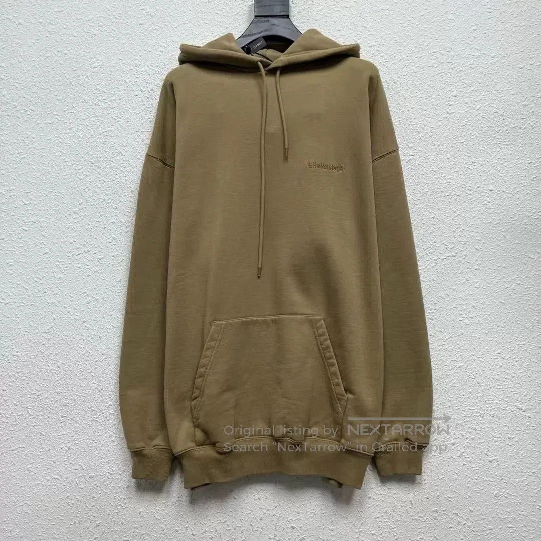 Balenciaga balenciaga double b logo embroidered hoodie. Size US S / EU 44-46 / 1 - 1 Thumbnail