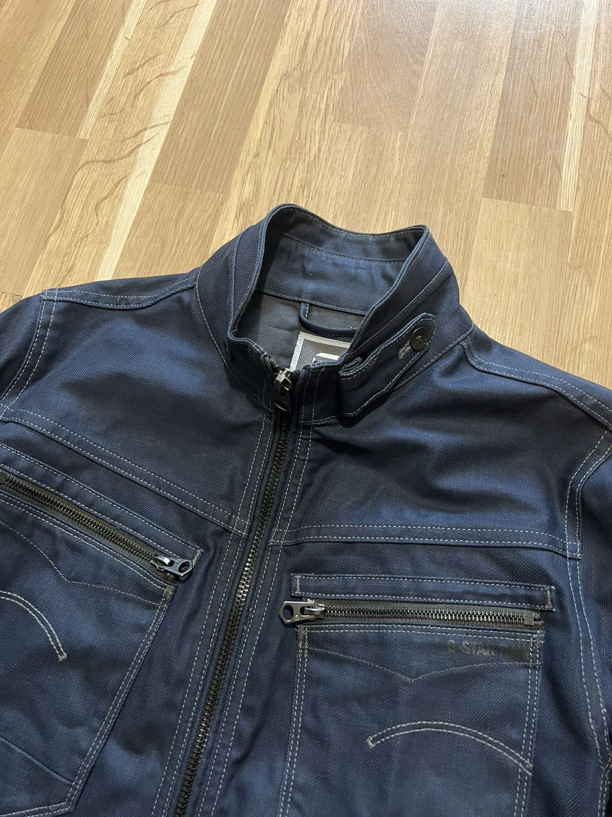 G-Star × Vintage G star raw denim jacket Japan style cargo Size US M / EU 48-50 / 2 - 4 Thumbnail