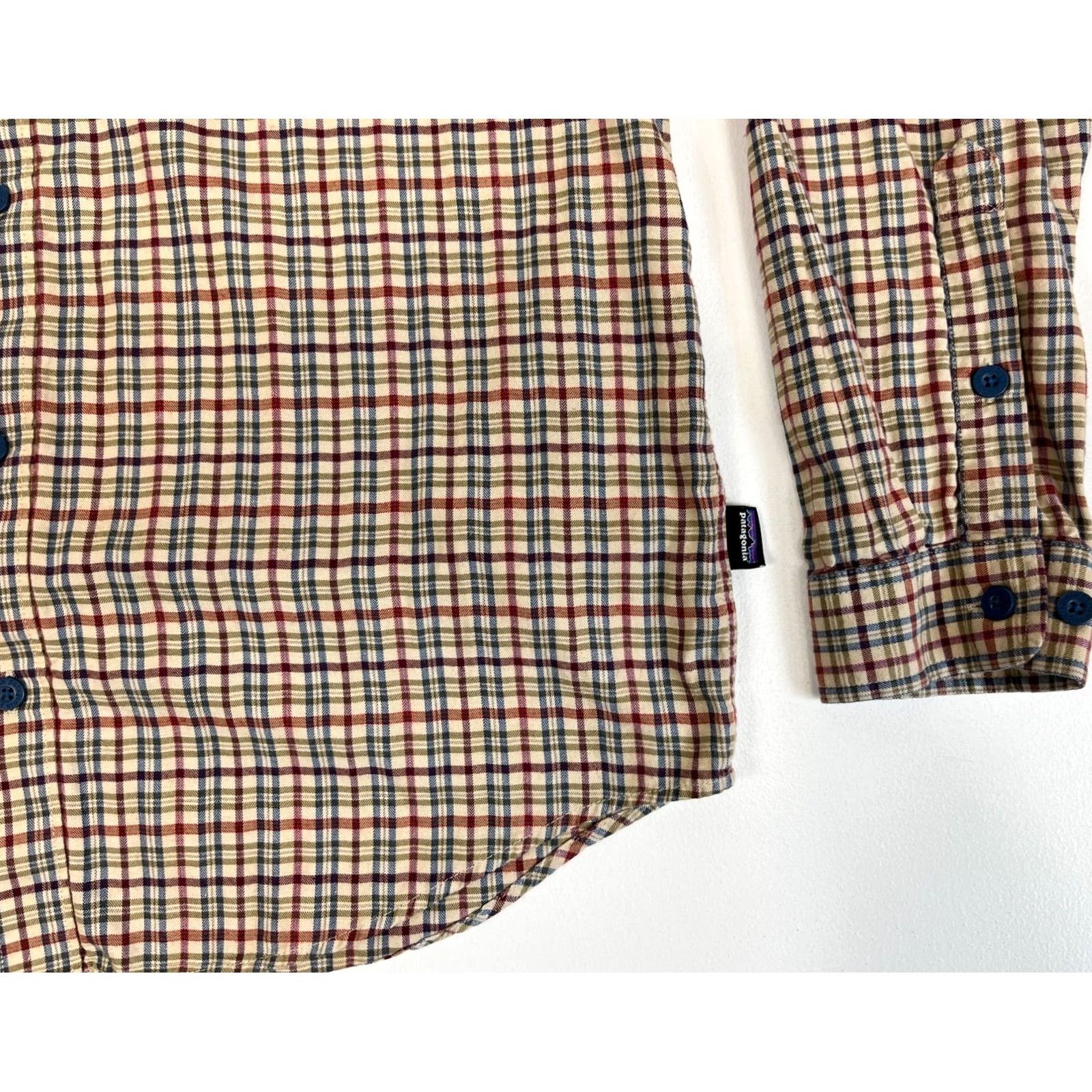 Patagonia VINTAGE Patagonia Button-Up Shirt Organic Cotton Check Sz M Size US M / EU 48-50 / 2 - 4 Thumbnail