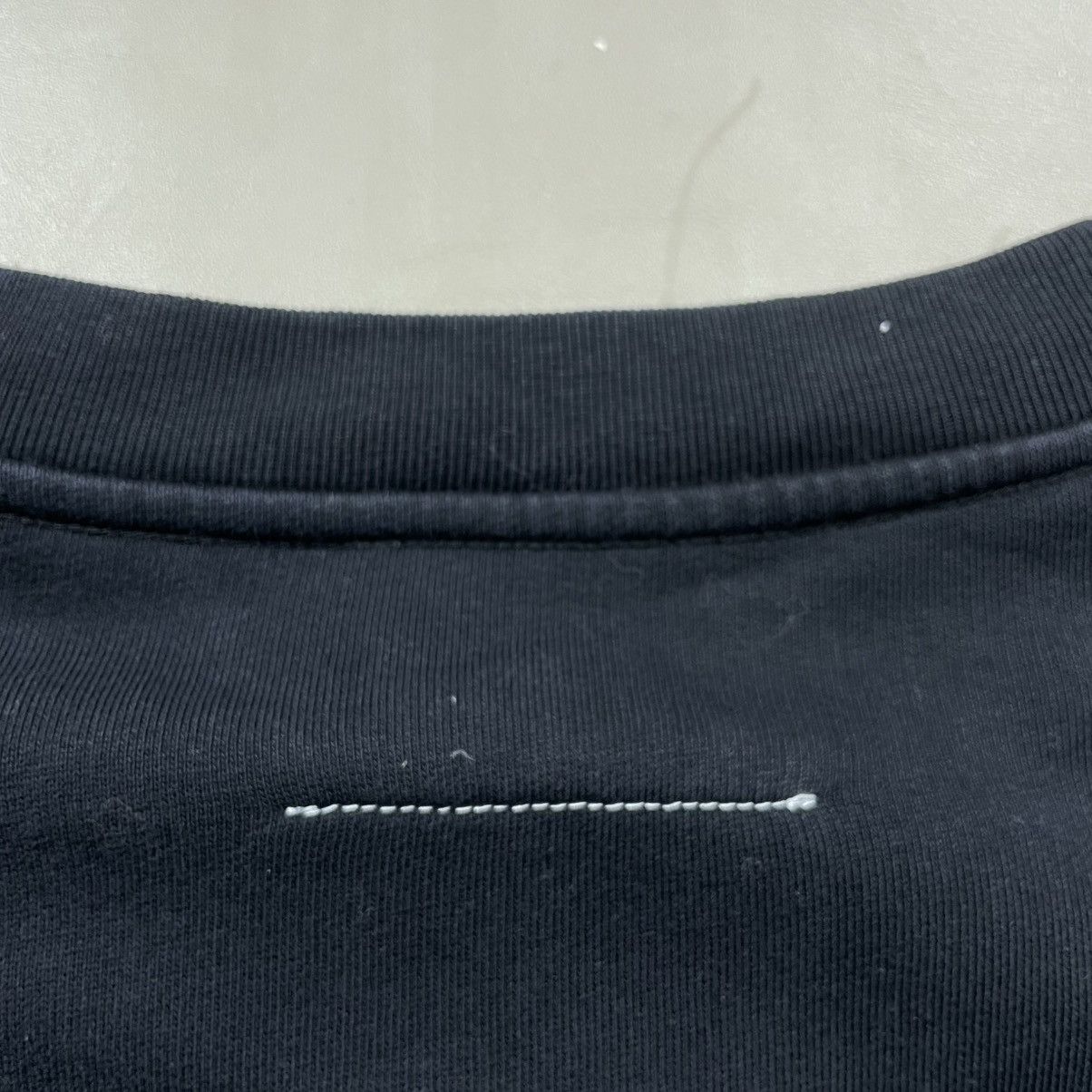 MM6 × Maison Margiela MAISON MARTIN MARGIELA MM6 SILVER PAINT SPLATTER CREWNECK Size XS / US 0-2 / IT 36-38 - 9 Thumbnail