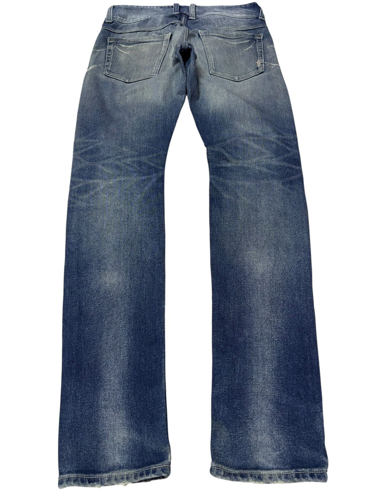 Japanese Brand Vtg Look Japan Distressed Jeans Size US 32 / EU 48 - 2 Thumbnail