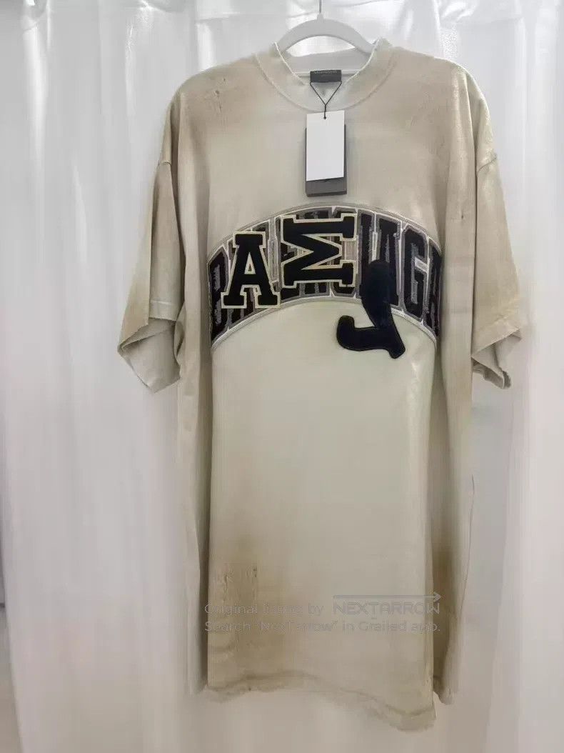 Balenciaga Balenciaga Manchester United Tie-Dyed Destroyed Embroidere Size US M / EU 48-50 / 2 - 1 Thumbnail