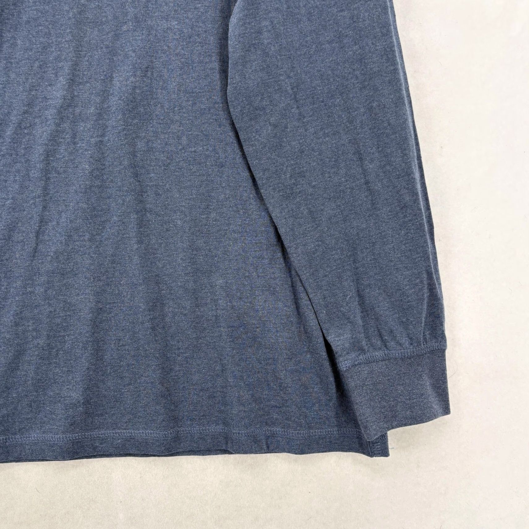 Weatherproof Weatherproof Vintage Henley Shirt Mens 2XL Blue Dark Denim Long Sleeve Casual Shirt Size US XXL / EU 58 / 5 - 3 Thumbnail