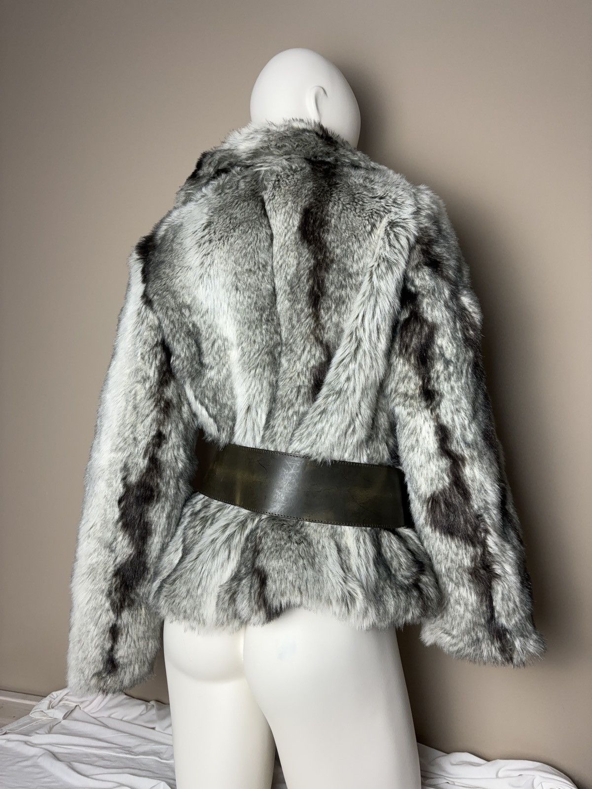 Vintage Vintage amazing faux fur coat fluffy opium coat Size L / US 10 / IT 46 - 5 Thumbnail