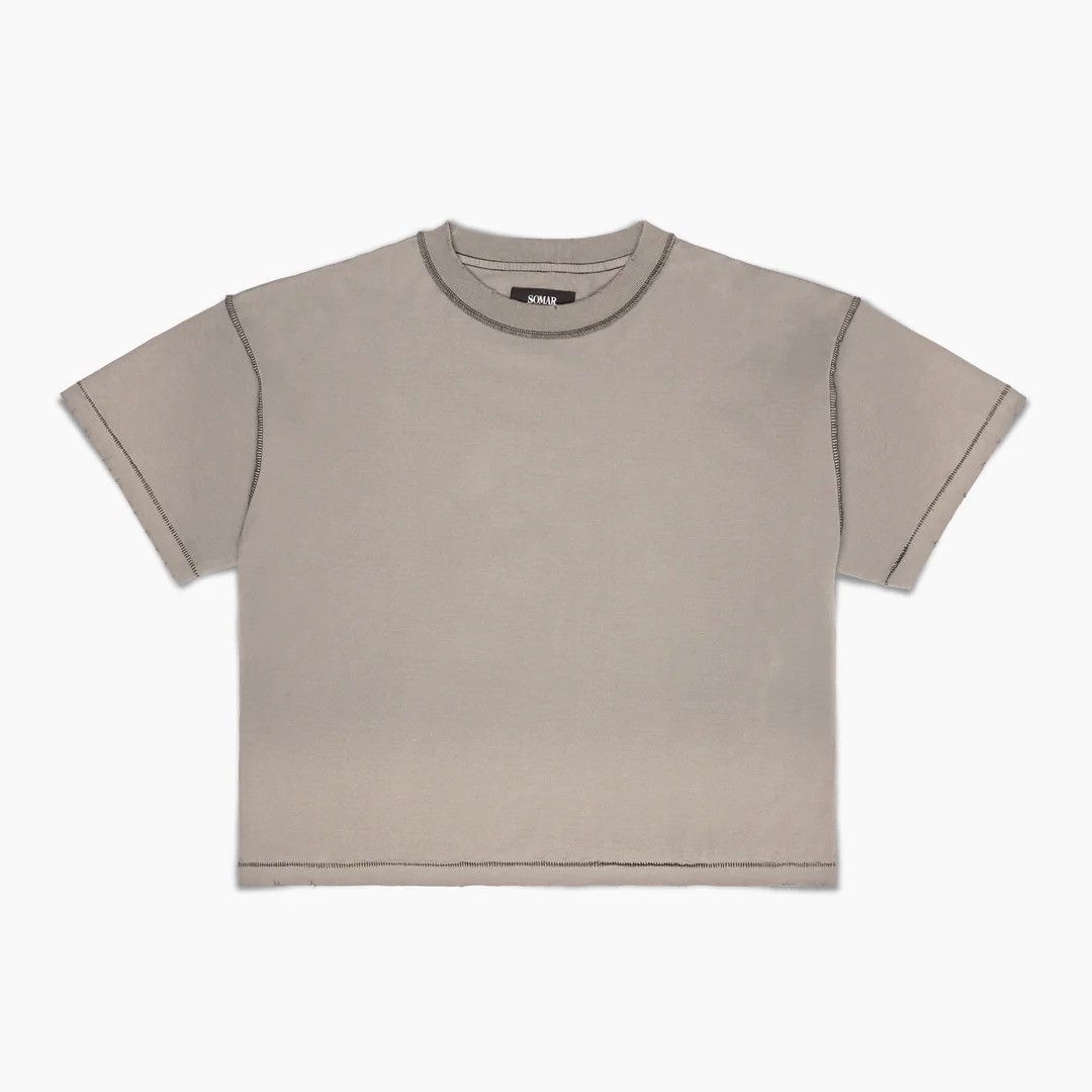 Somar SOMAR Contrast Gray Tee Size US XL / EU 56 / 4 - 1 Thumbnail