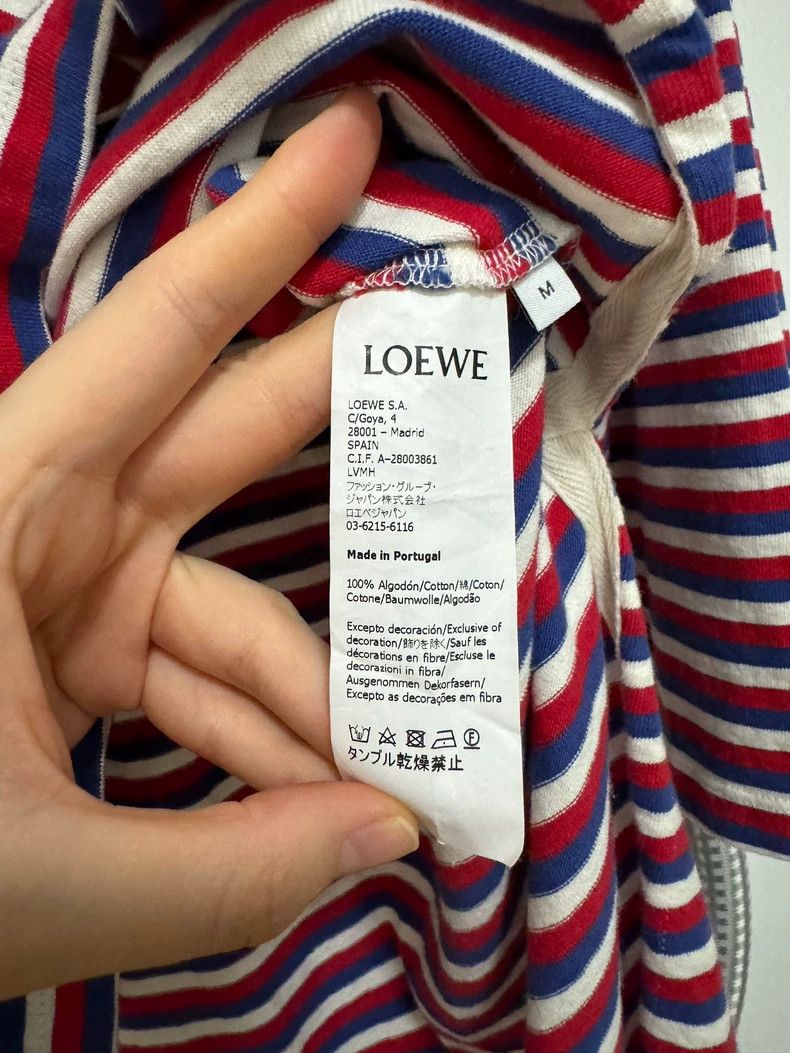 Loewe loewe Striped hooded short sleeves 2504-Nextarrow Size US M / EU 48-50 / 2 - 7 Thumbnail