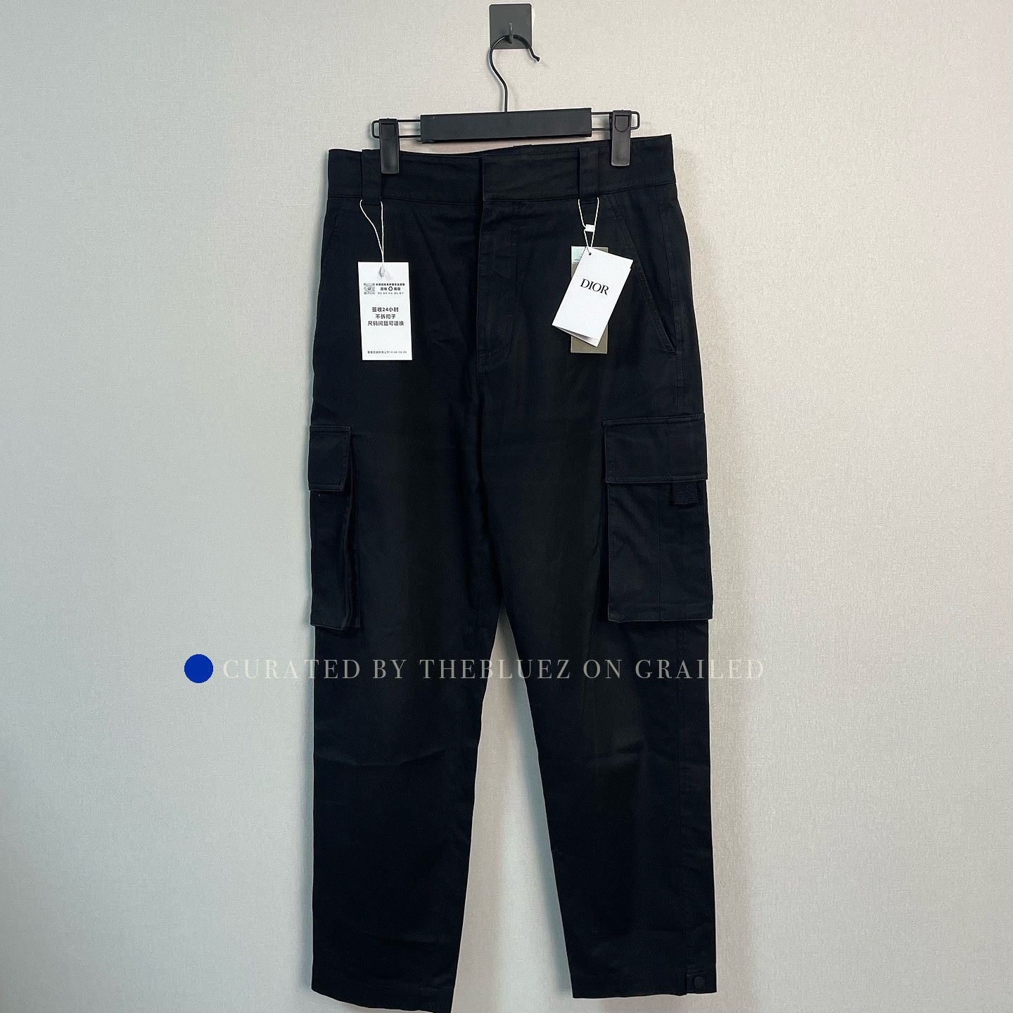 Dior Black Casual Cargo Pants Size 28 Size US 28 / EU 44 - 1 Thumbnail