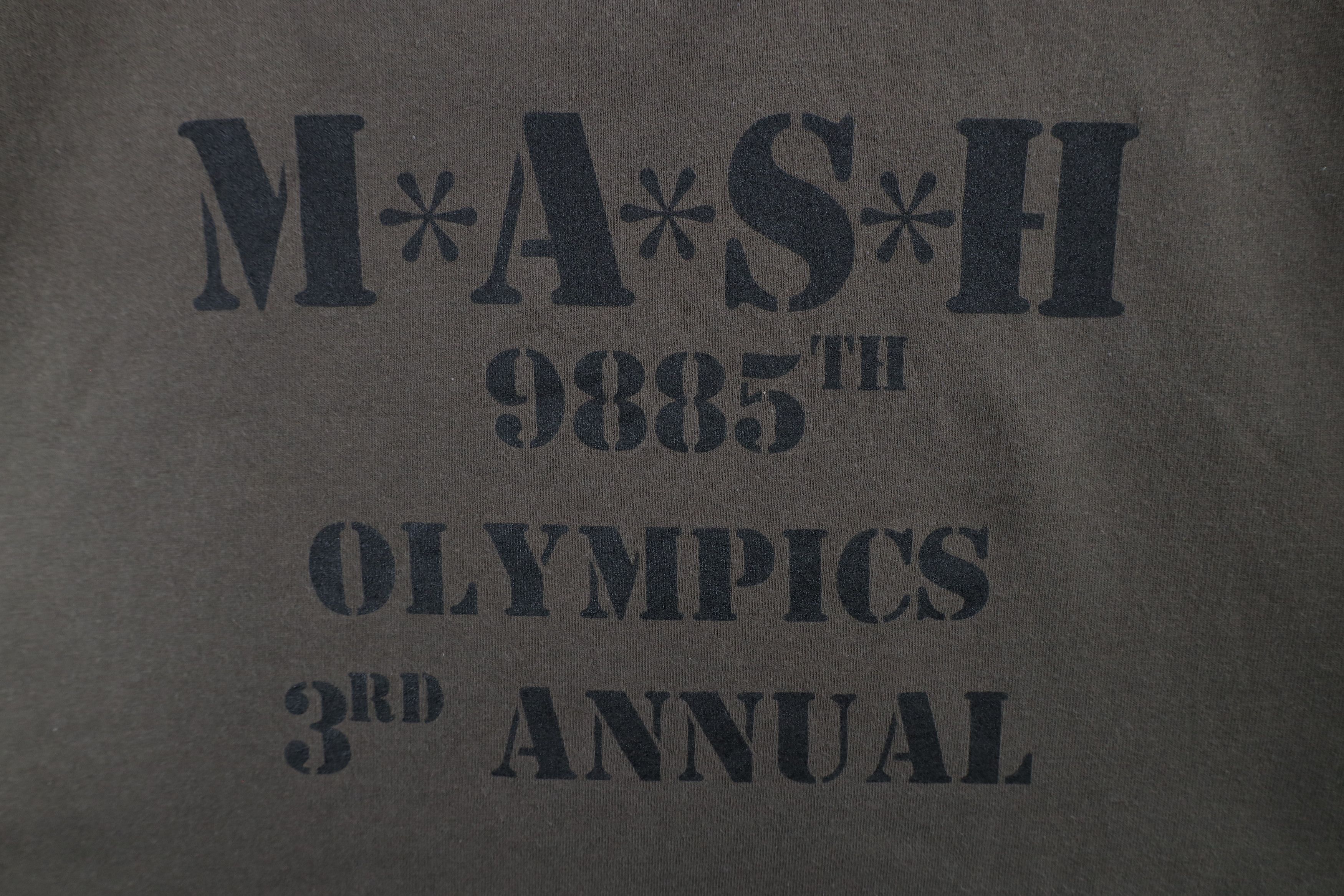 Vintage Vintage Y2K Spell MASH Olympics TV Show T-Shirt Green Cotton Size US XXL / EU 58 / 5 - 4 Thumbnail