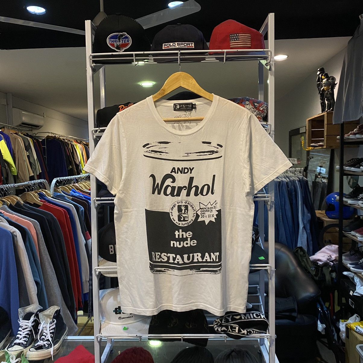 image of Andy Warhol X Hysteric Glamour Tee Size L Made In Japan in White, Men's