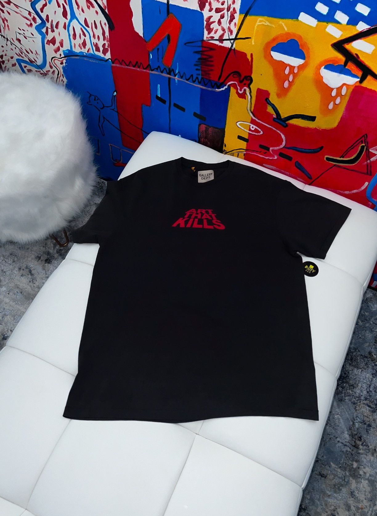 Gallery Dept. Art that kills logo t shirt Size US XL / EU 56 / 4 - 2 Thumbnail