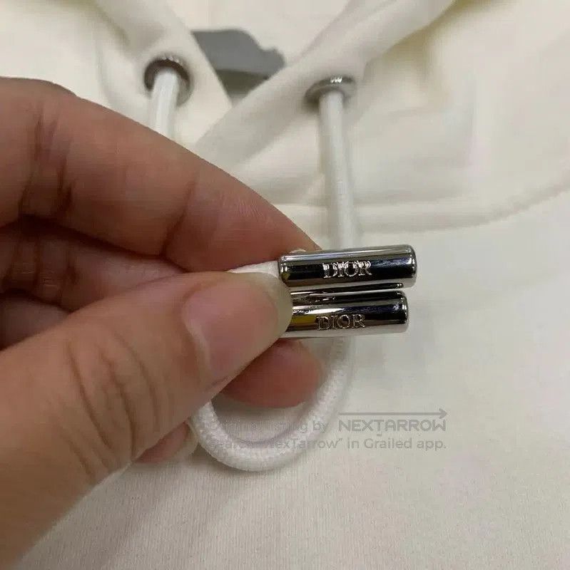 Dior Dior White Cotton Women's Hoodie . Size S / US 4 / IT 40 - 9 Thumbnail
