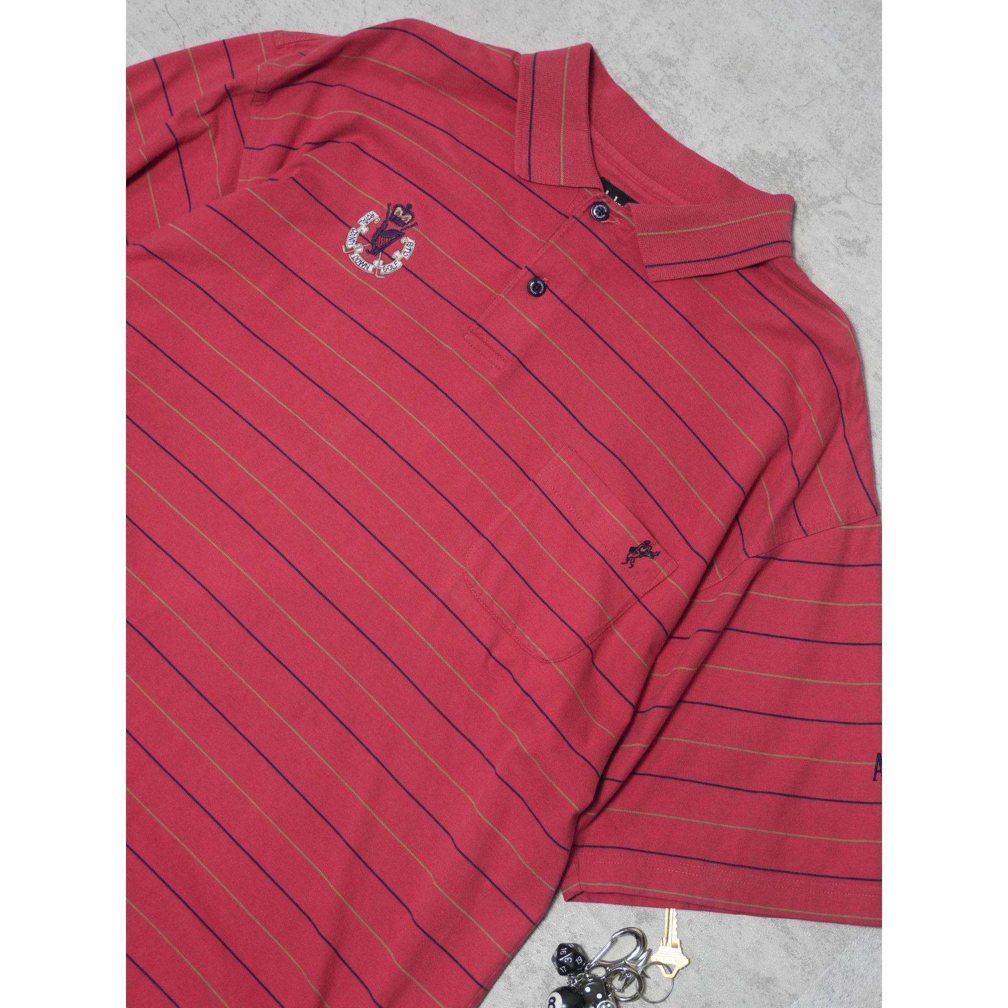 Other Golf Royal County Club Red Polo Size US L / EU 52-54 / 3 - 3 Thumbnail