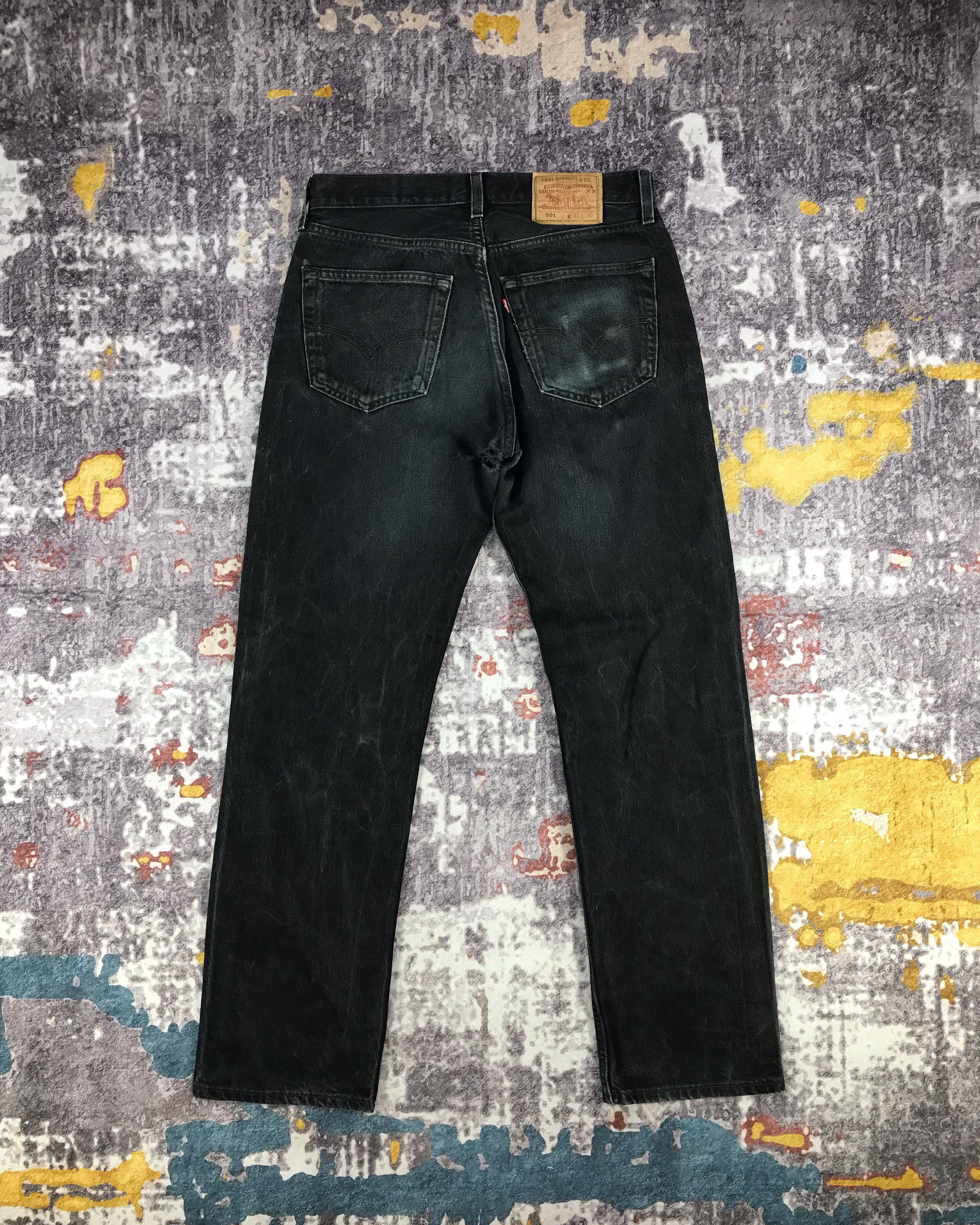 Levi's × Vintage Vintage 90s Levis 501 Jeans-JM2276 Size US 31 - 2 Thumbnail