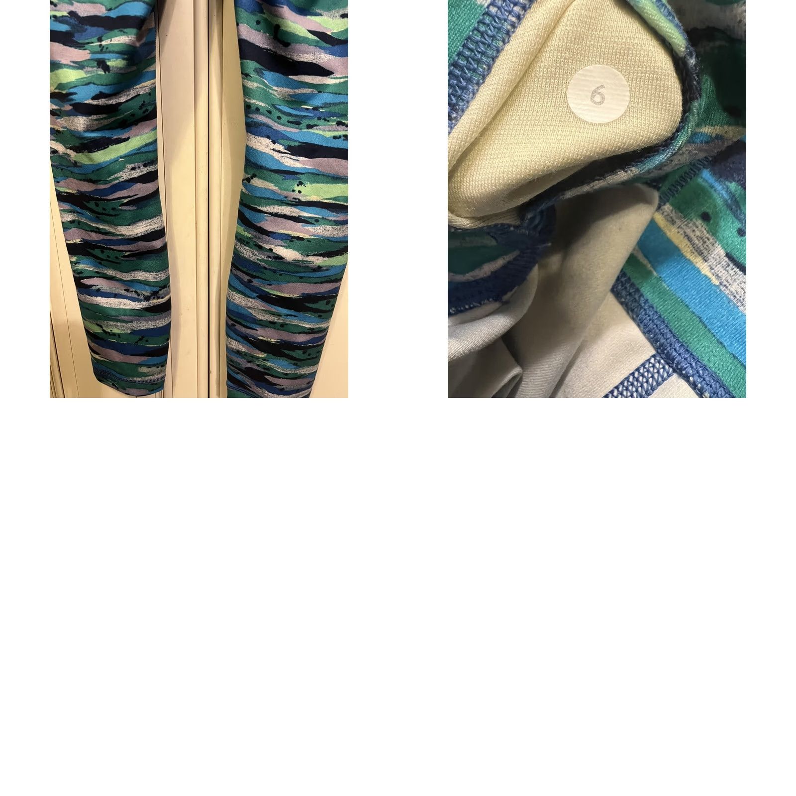 Lululemon Lululemon Multicolor Leggings Size 6 Women Size 28" / US 6 / IT 42 - 8 Thumbnail