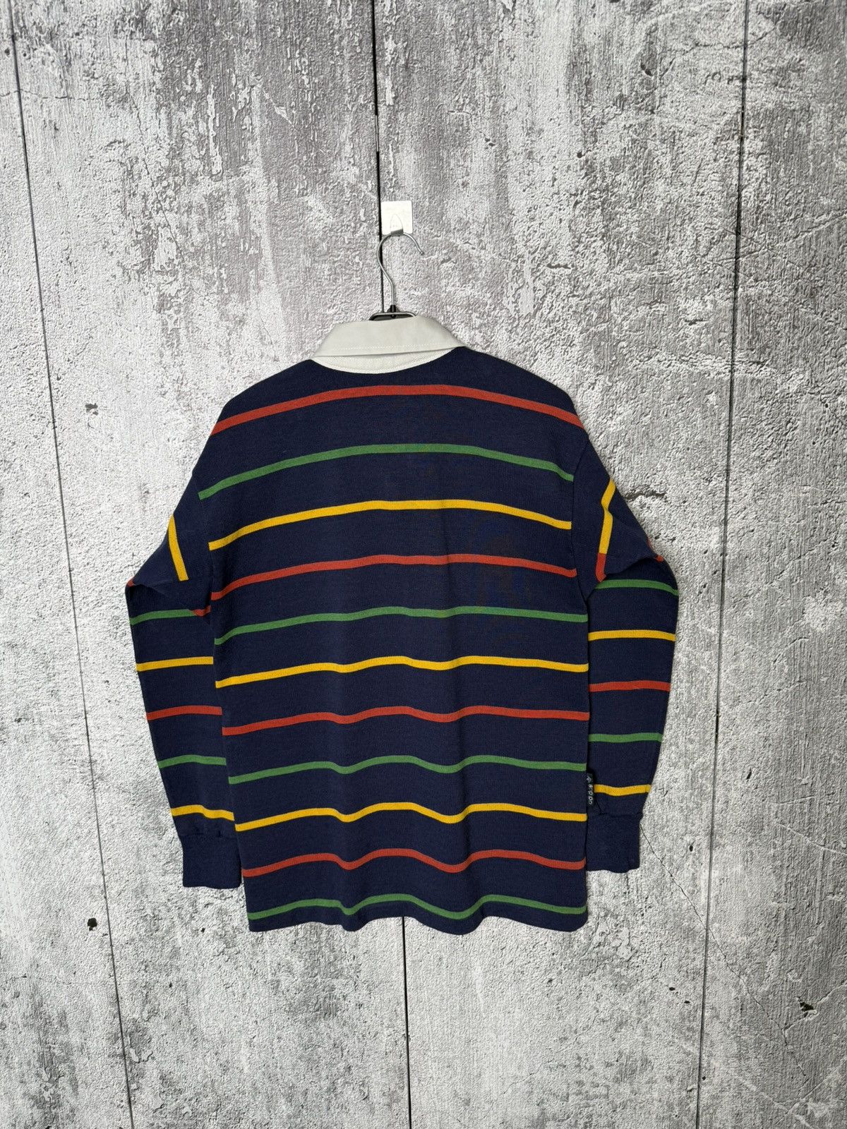 Adidas VTG 80s Adidas Made in Australia Striped Rugby Long Sleeve Size US M / EU 48-50 / 2 - 12 Thumbnail