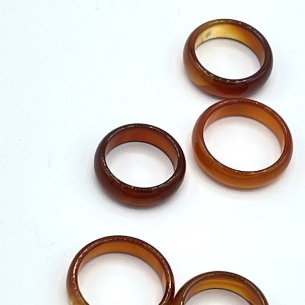 Other Carnelian crystal stone ring size 7.5 healing all stone no m Size ONE SIZE - 7 Thumbnail