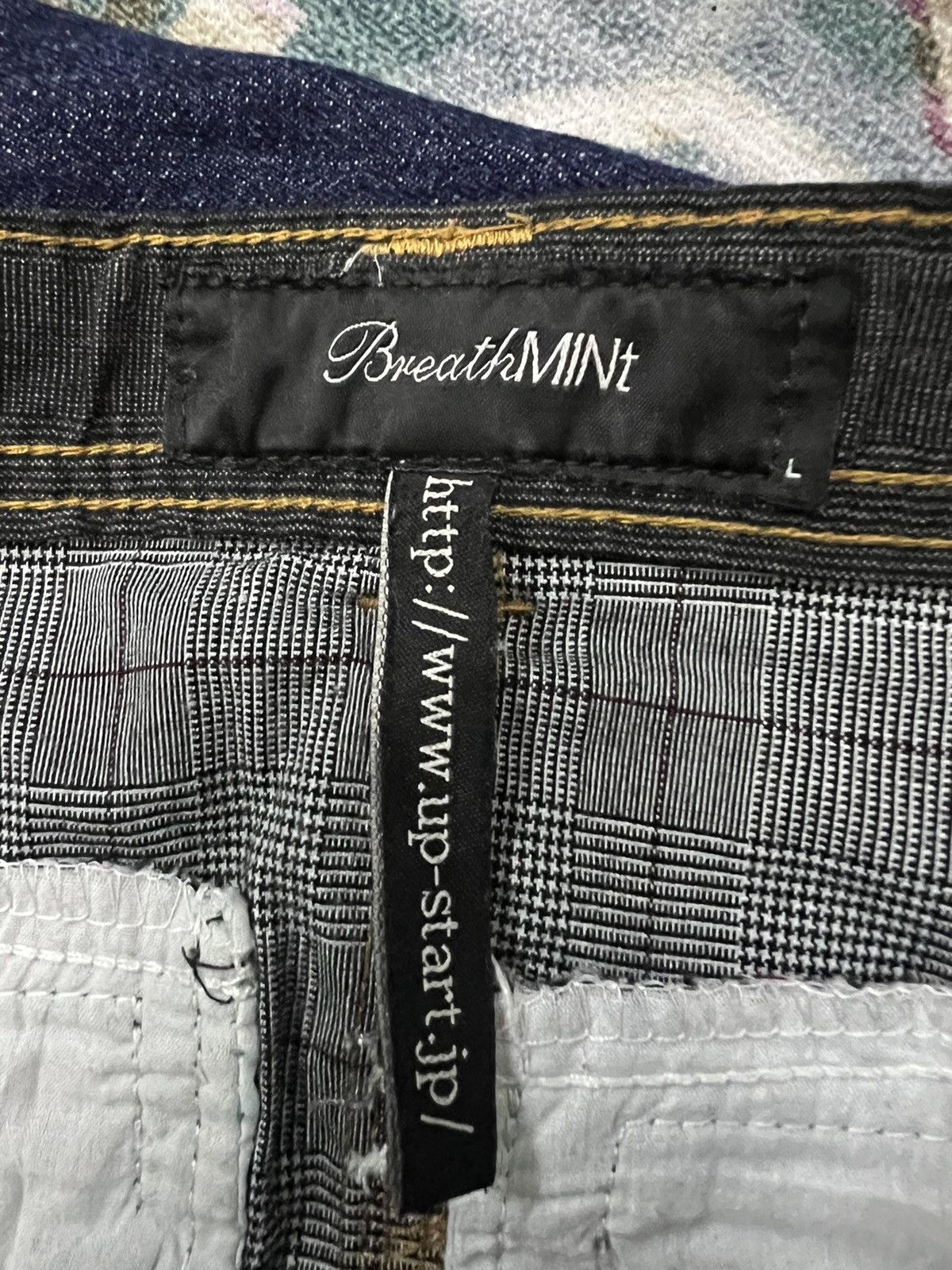 Japanese Brand × Vintage BREATHMINT INDIGO BLUE TWIST DENIM PANT Size US 32 / EU 48 - 10 Thumbnail