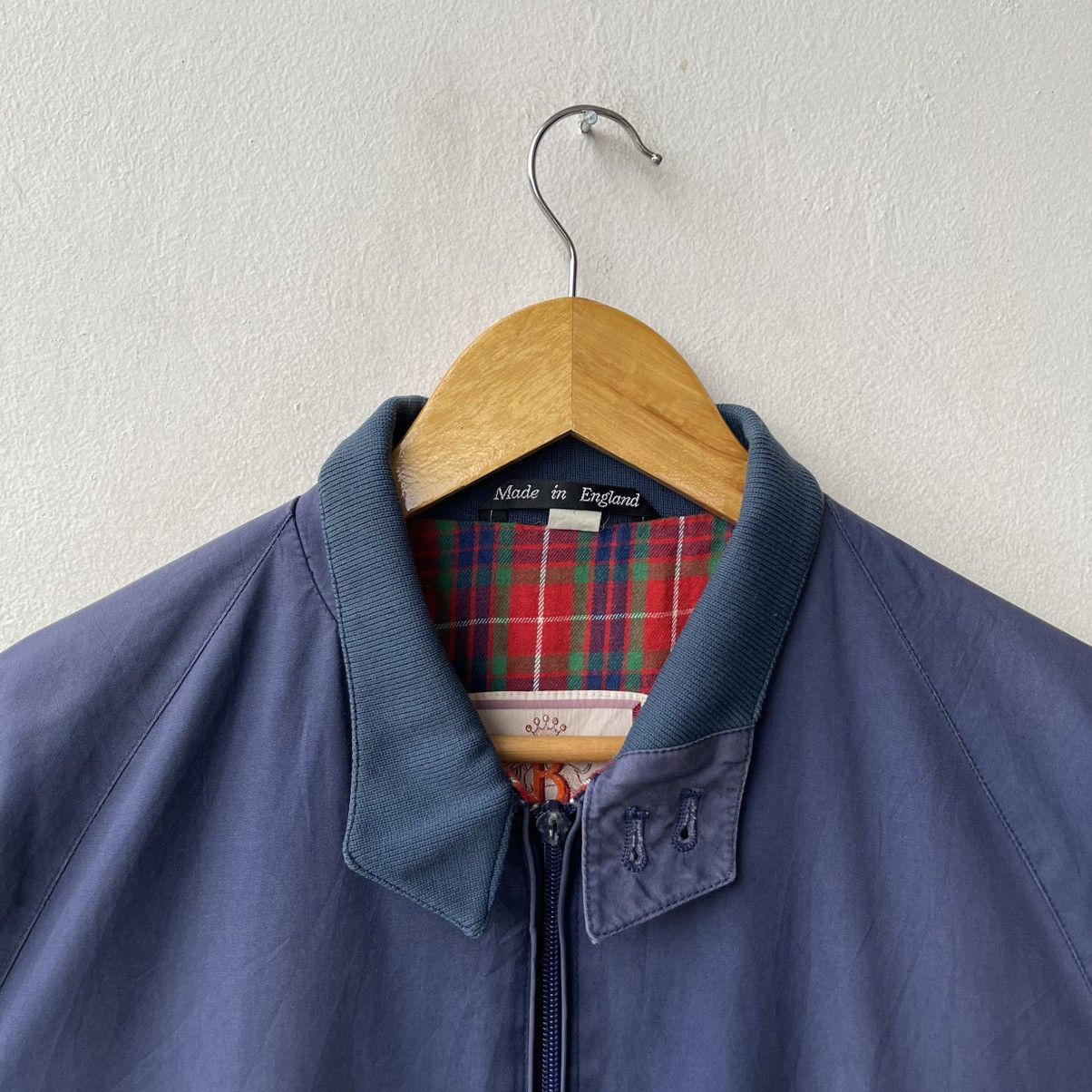 Baracuta Vintage Baracuta G9 Classic Jacket Navy Blue - Fraser Tartan Size US M / EU 48-50 / 2 - 4 Thumbnail