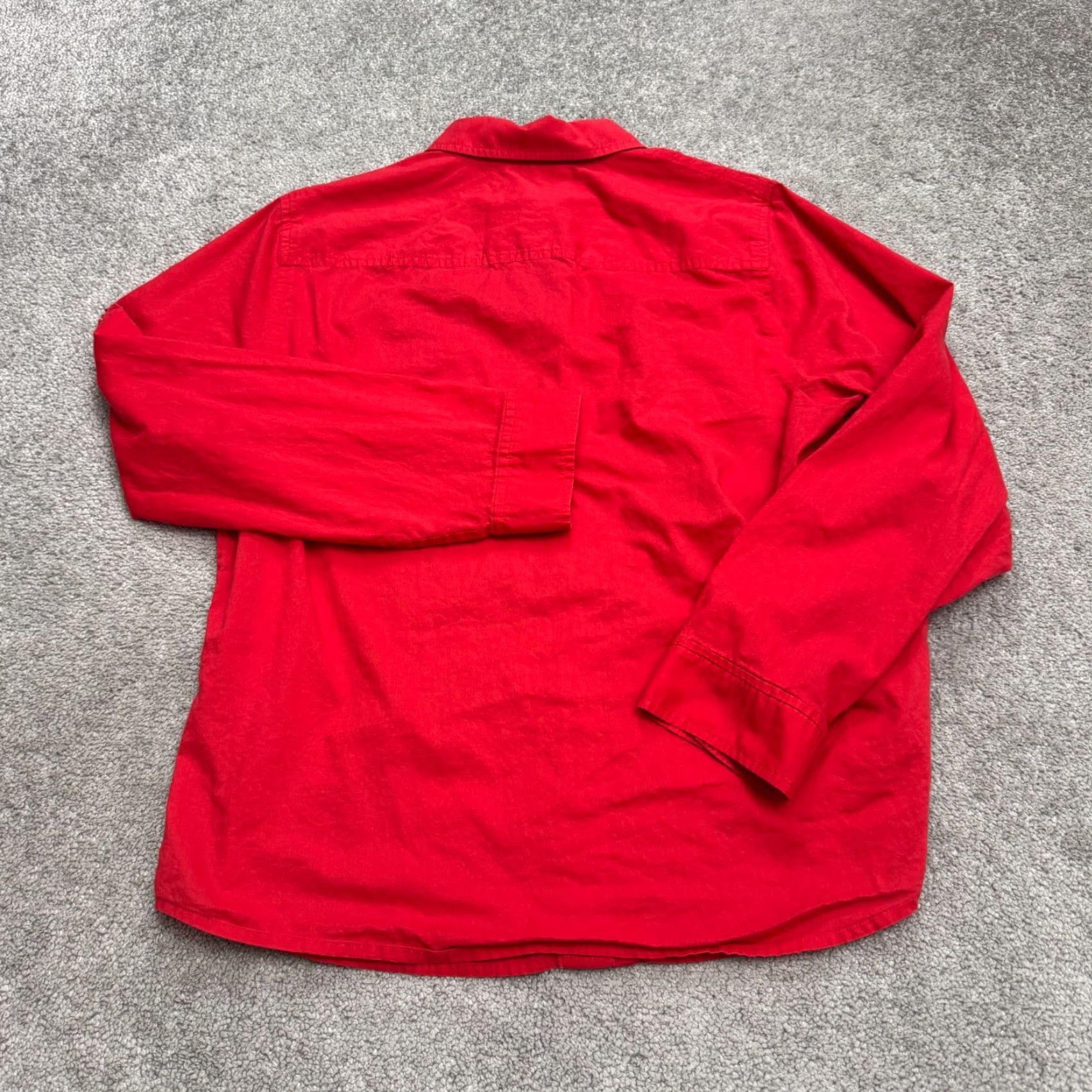 Jones New York Jones New York Sport Button Down Shirt Womens Large Red Long Sleeve Classic Top Size L / US 10 / IT 46 - 2 Thumbnail