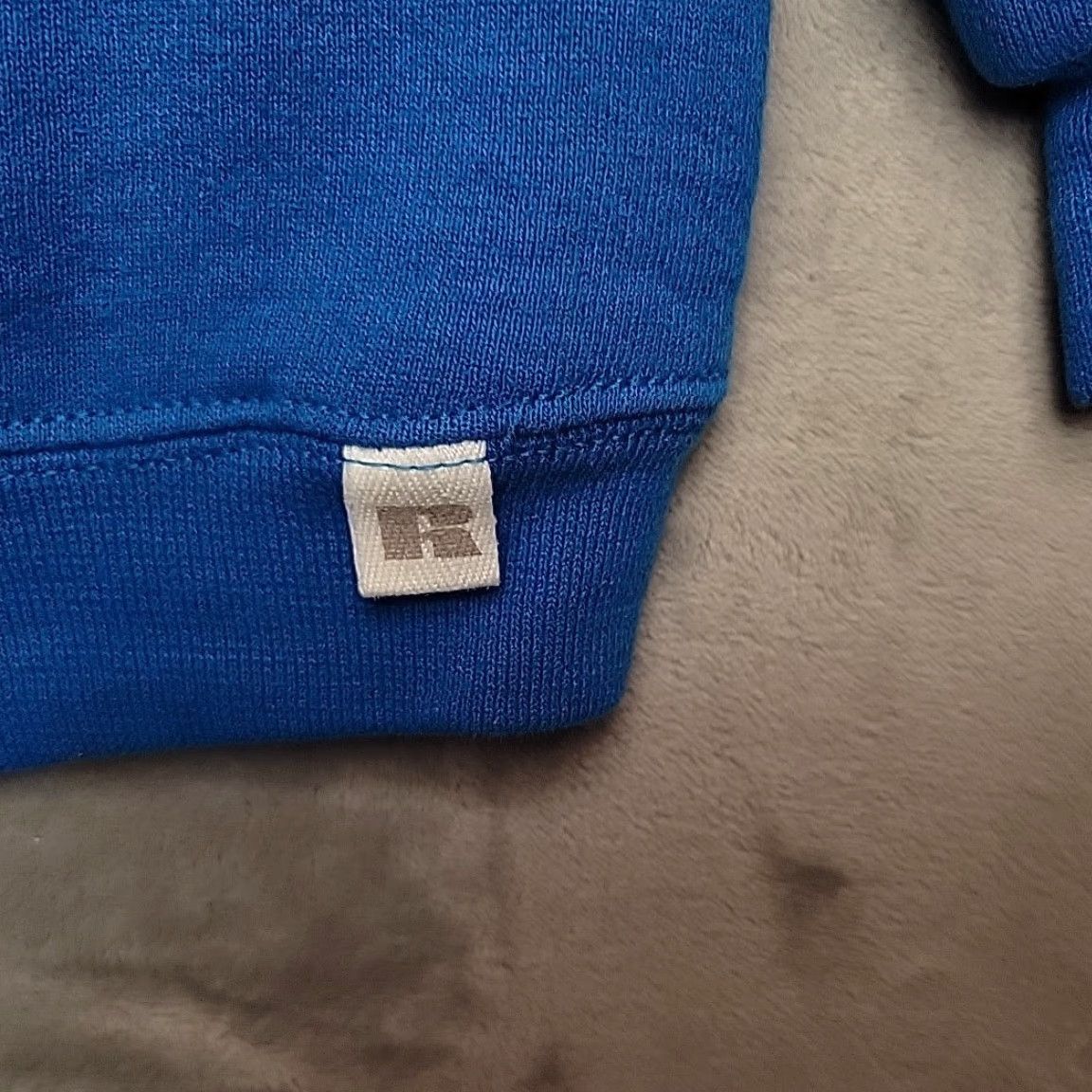 Russell Athletic VTG Russell Sweatshirt Mens XL Blue 1/4 Zip Cropped Made in USA Y2K Russell Athletic Sweatshirt MTG 90s USA American Mens XL Blue Size US XL / EU 56 / 4 - 3 Thumbnail