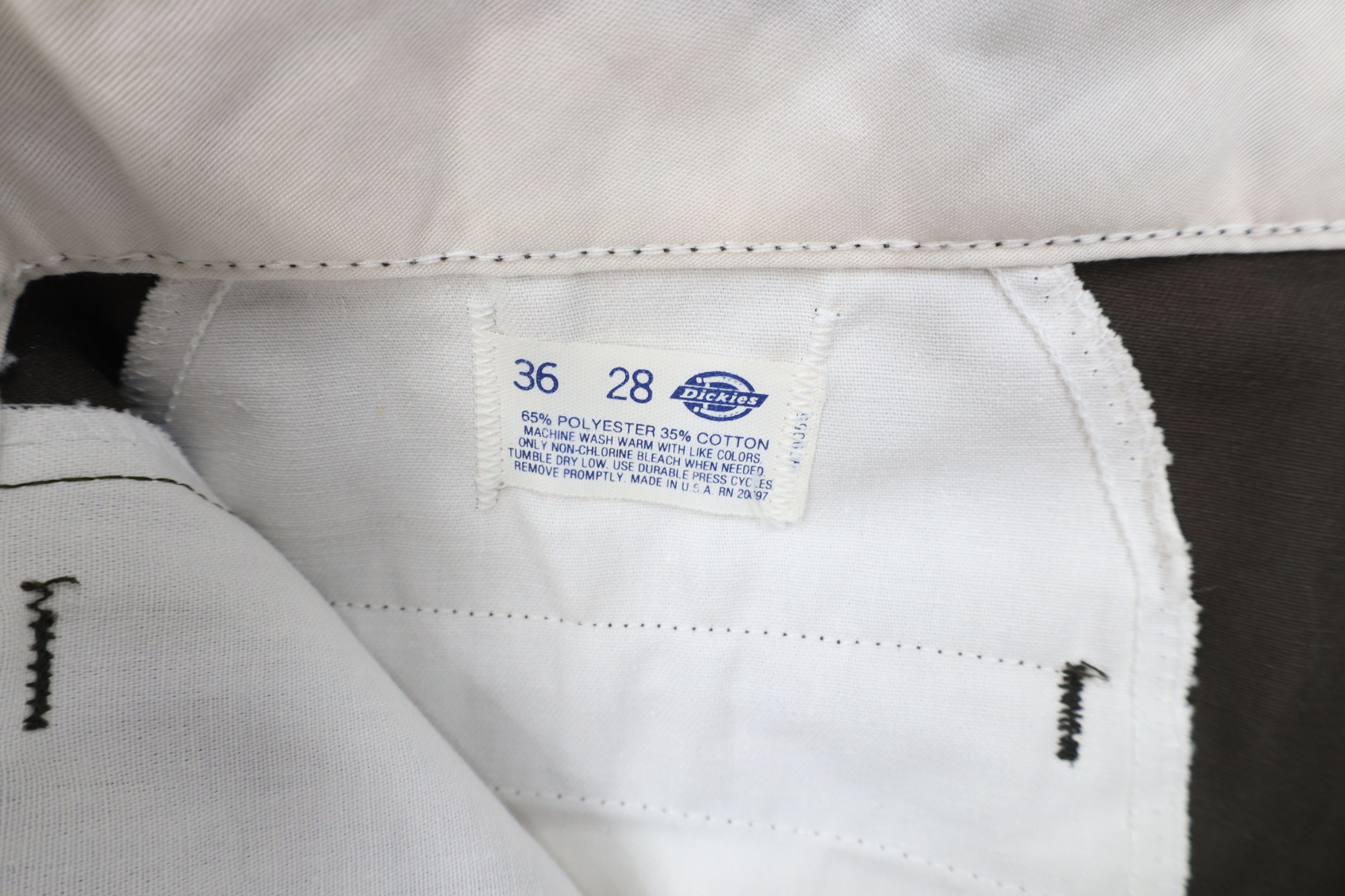 Dickies × Vintage Vintage 90s Dickies Workwear Wide Leg Pants Green USA Size US 36 / EU 52 - 8 Thumbnail