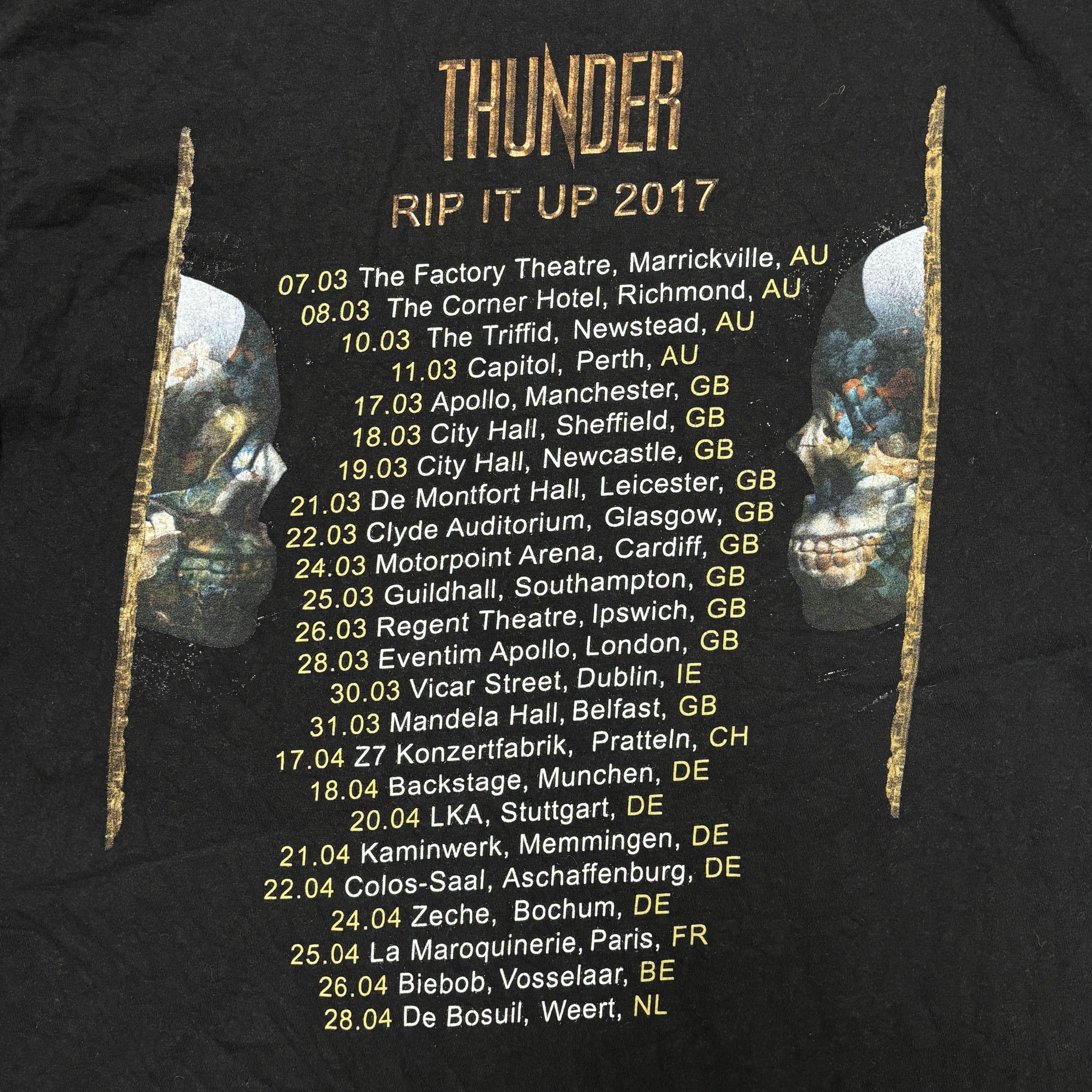 Band Tees Thunder Vintage Band T Shirt Tour Def Leppard Whitesnake Size US XL / EU 56 / 4 - 10 Thumbnail