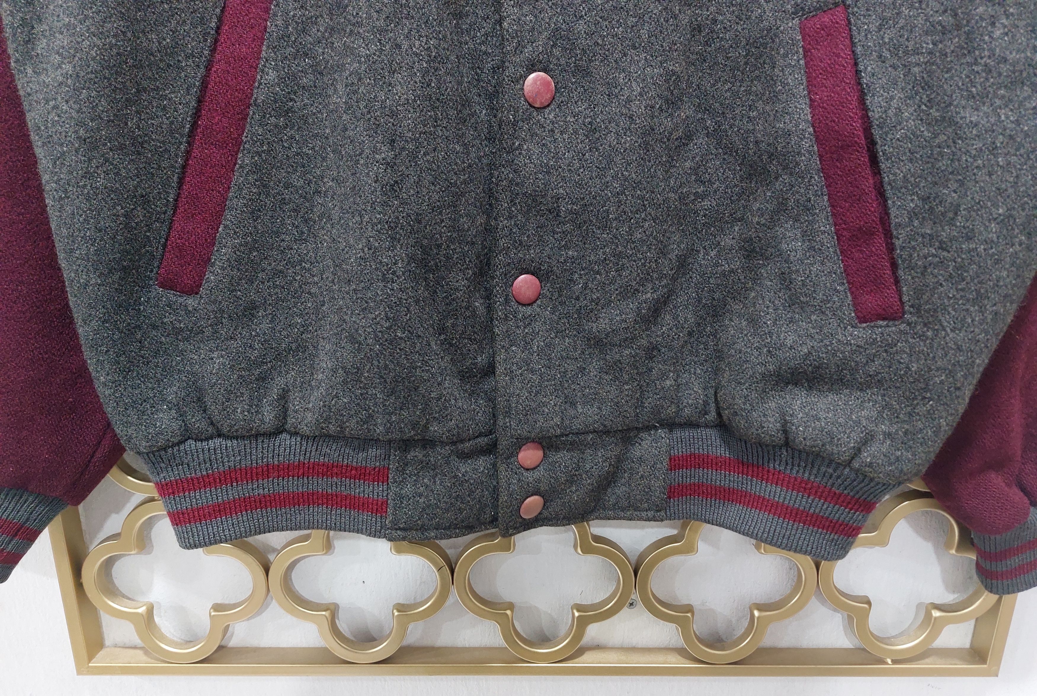 Japanese Brand Vintage BVD Varsity Wool Jacket Size US M / EU 48-50 / 2 - 11 Thumbnail