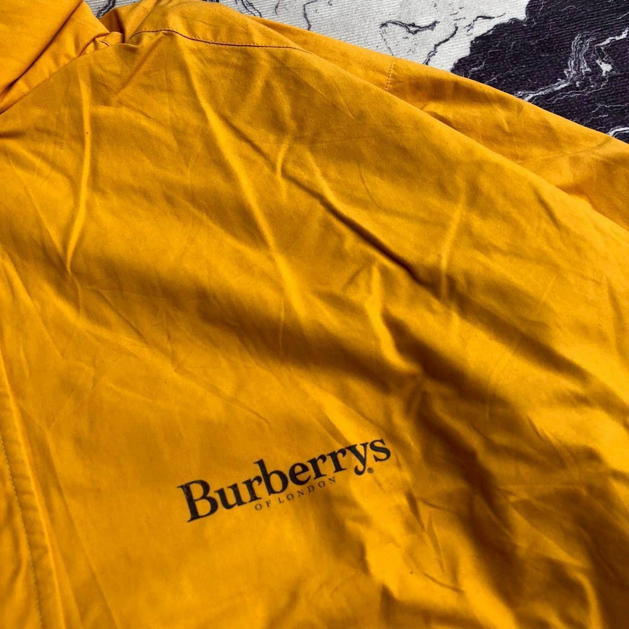 Burberry Vintage 90s Burberrys Yellow Windbreaker Jacket Size US L / EU 52-54 / 3 - 5 Thumbnail