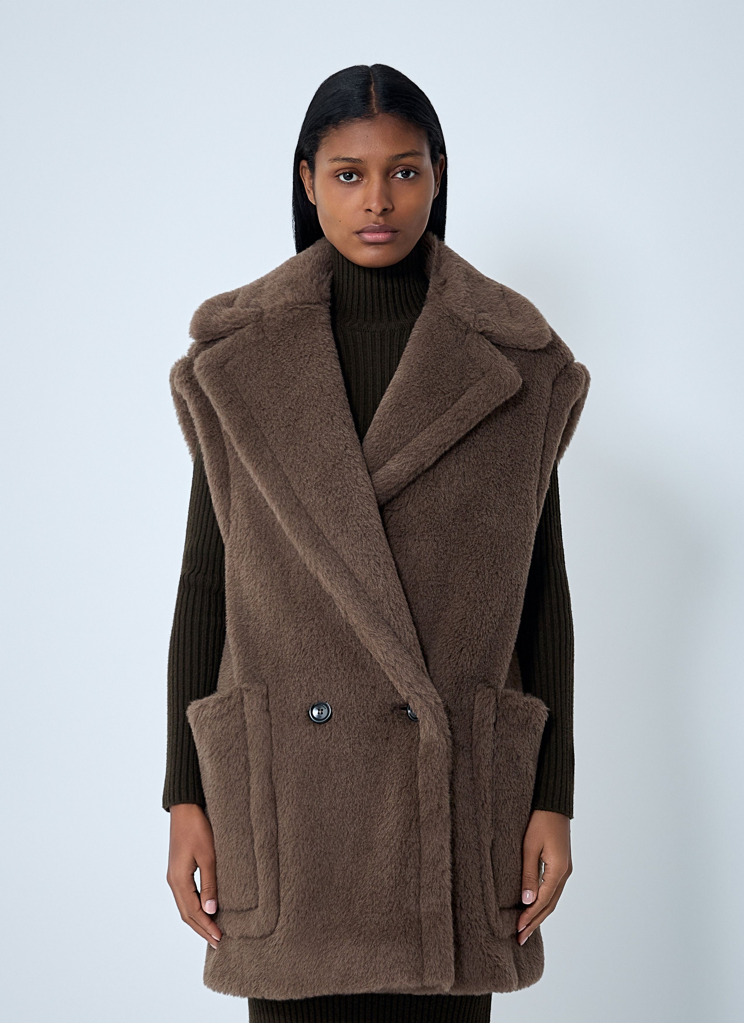 Max Mara Camel-Hair Gilet Size M / US 6-8 / IT 42-44 - 1 Thumbnail