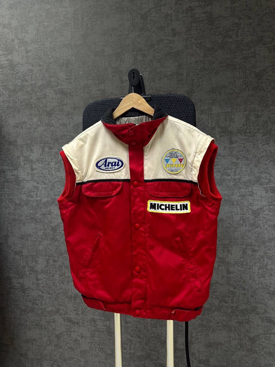 Dainese × Vintage Vintage Dainese Michelin West MOTO Big Logo Jacket Size US L / EU 52-54 / 3 - 11 Thumbnail
