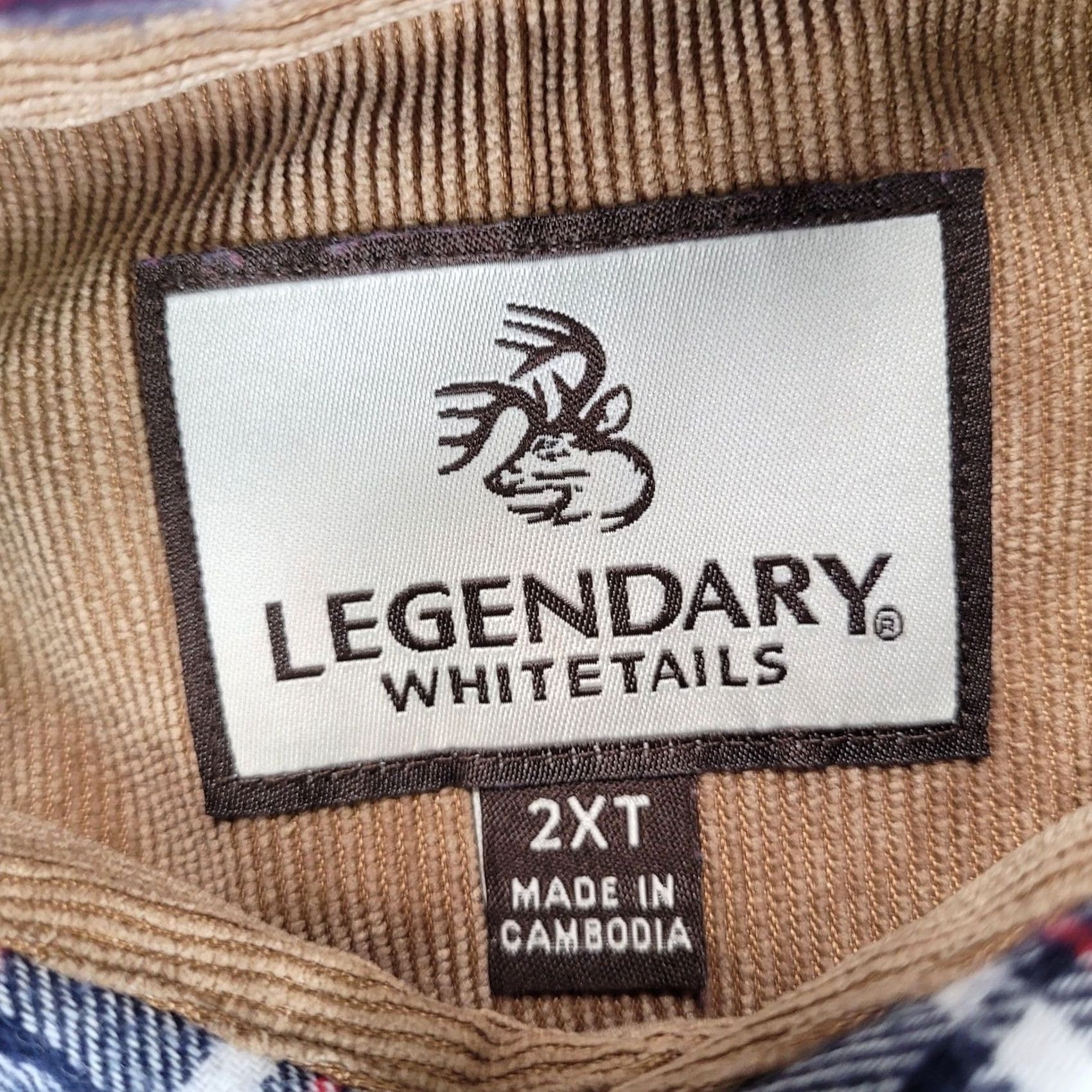Vintage VINTAGE Legendary Whitetails Shirt 2XT Red White Blue Plaid Flannel Button Up Tall Regular Mens Hunter Workwear Casual Wool? Size US XXL / EU 58 / 5 - 3 Thumbnail