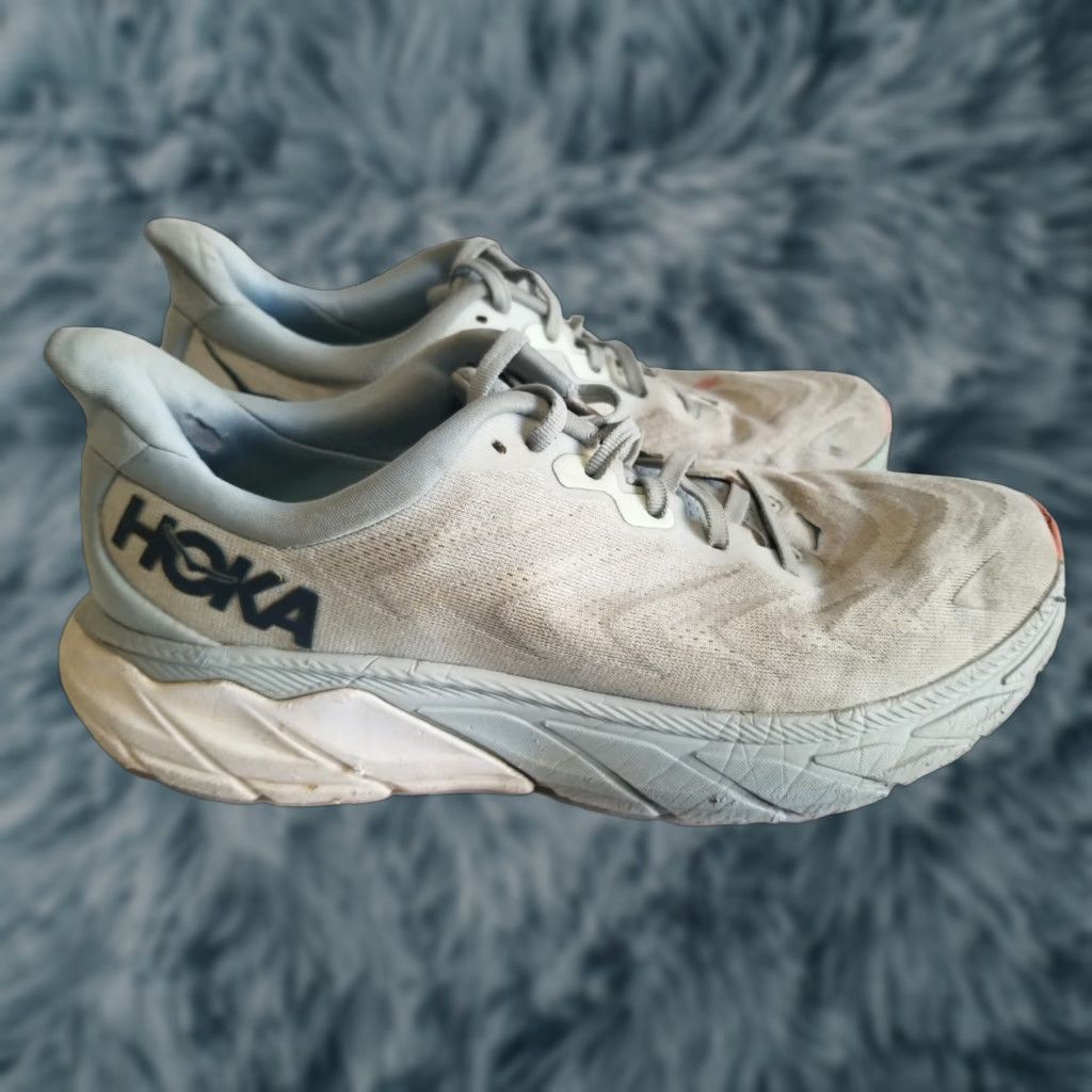 Vintage Hoka One One Arahi 6 Shoes Sneaker Women Size 10 Blue Distressed B Size US 10 / IT 40 - 1 Thumbnail