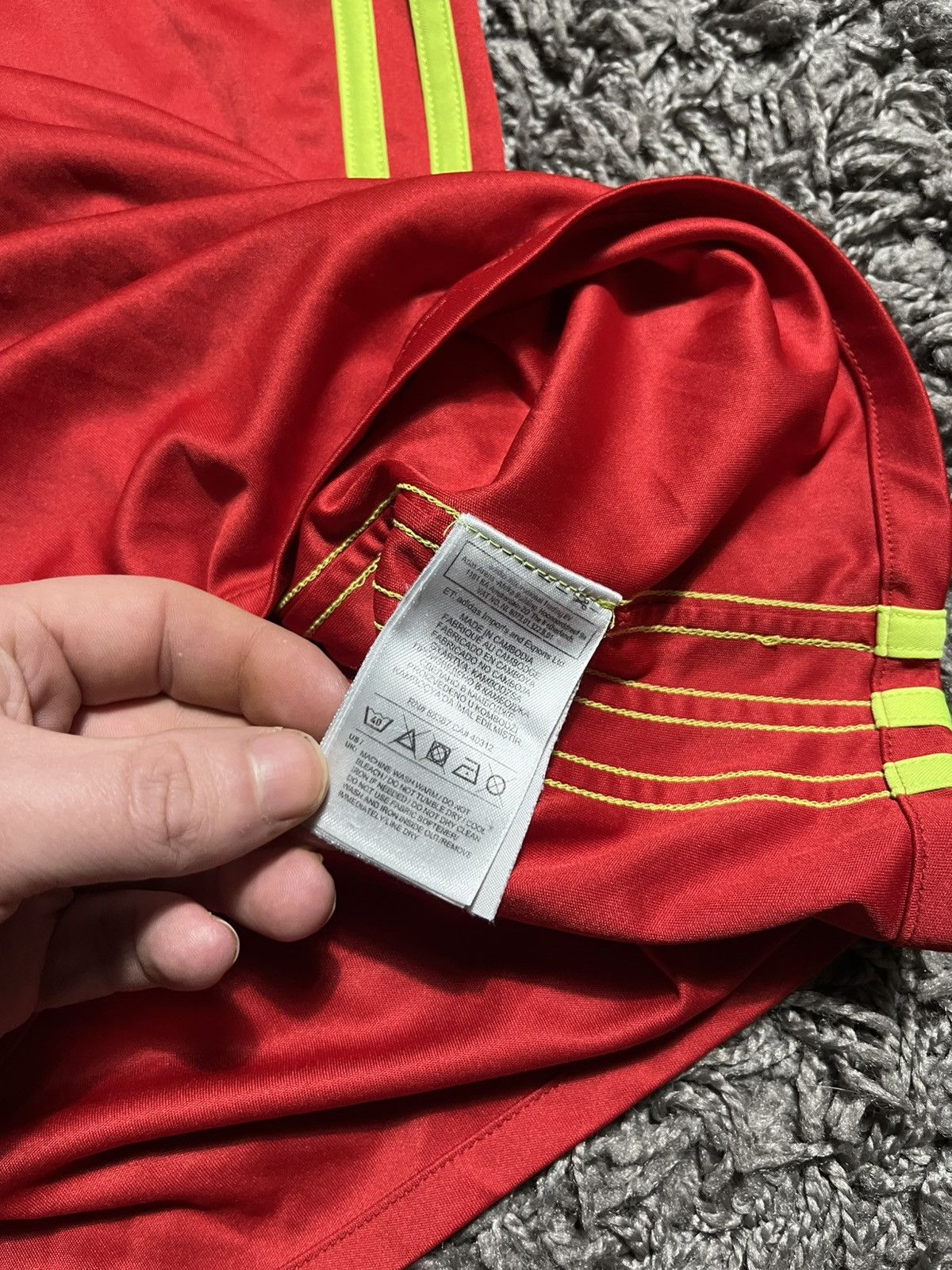 Adidas ADIDAS BELGIUM 2016/17 TRIKOT SOCCER NATIONAL JERSEY Size US M / EU 48-50 / 2 - 4 Thumbnail