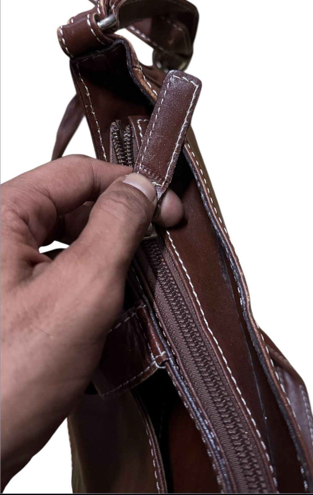 Kansai Yamamoto Vintage Cross Body Leather Kansai Yamamoto by Yohji Yamamoto Size ONE SIZE - 6 Thumbnail