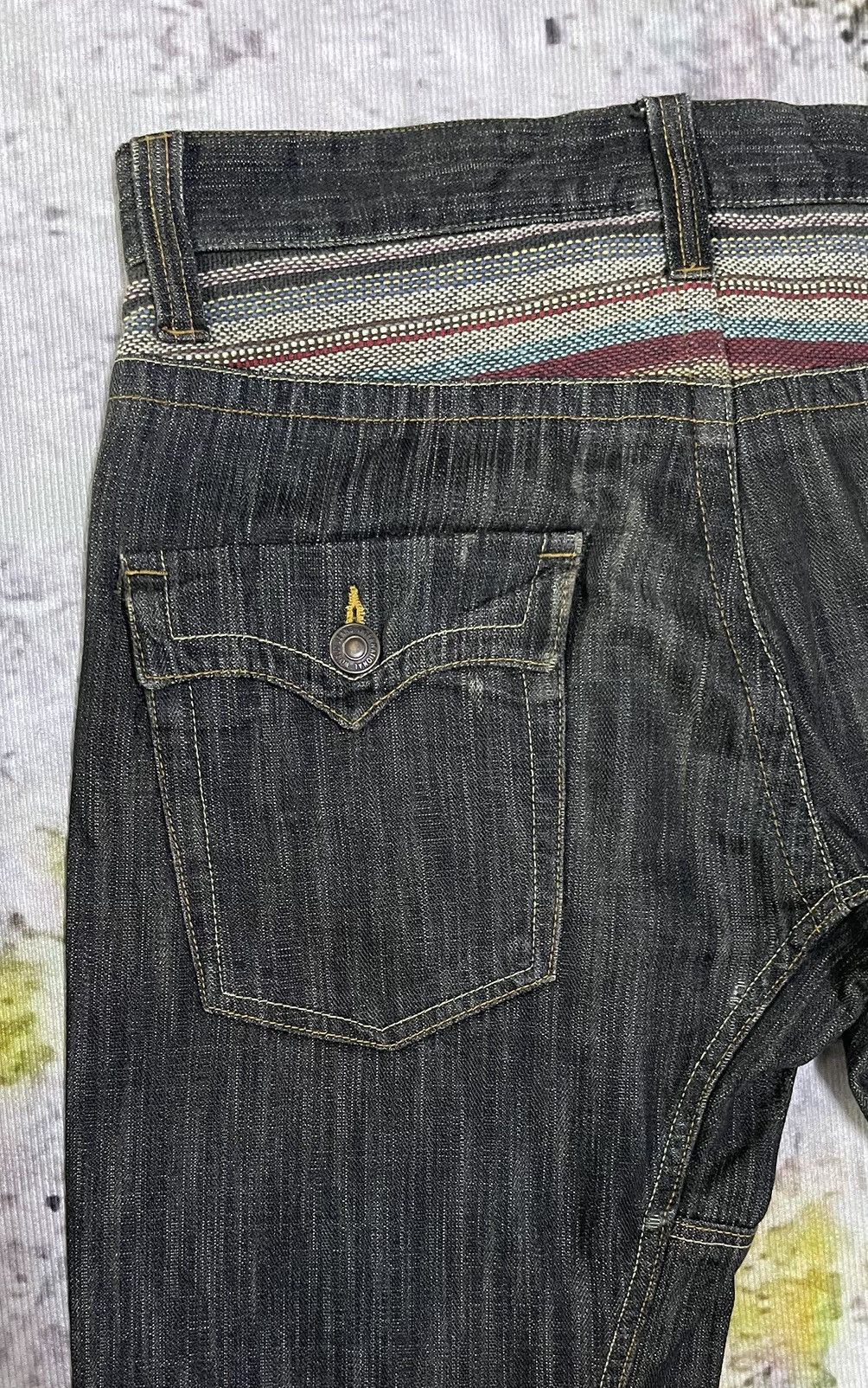 If Six Was Nine × Japanese Brand Japanese Dominate Handcrafted Jeans Distressed Jeans Size US 34 / EU 50 - 11 Thumbnail
