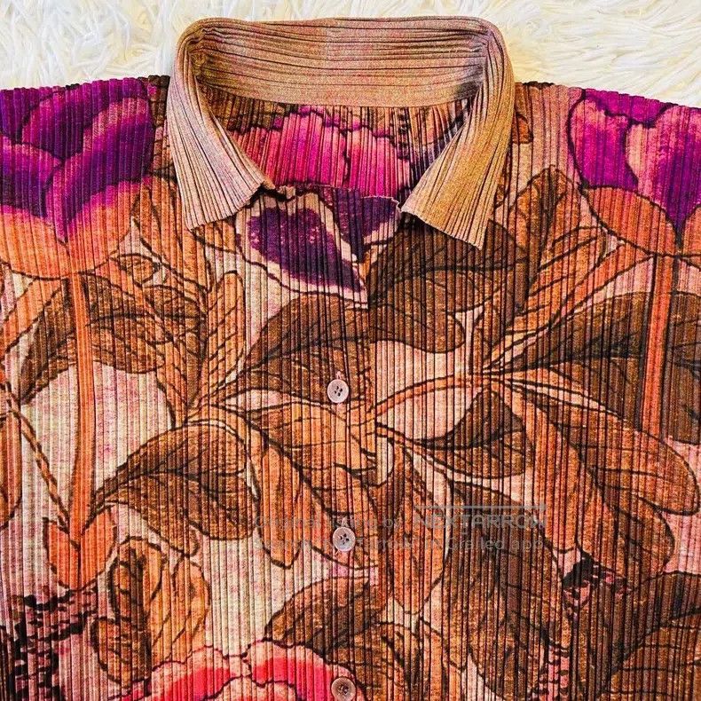 Issey Miyake Issey Miyake Vintage Peony Print Top Size L / US 10 / IT 46 - 6 Thumbnail