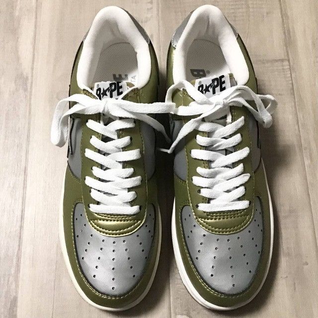 Bape 2003 NW 10th Anniversary Leather BAPE STA Sneakers NIGO APE Size US 8.5 / EU 41-42 - 4 Thumbnail